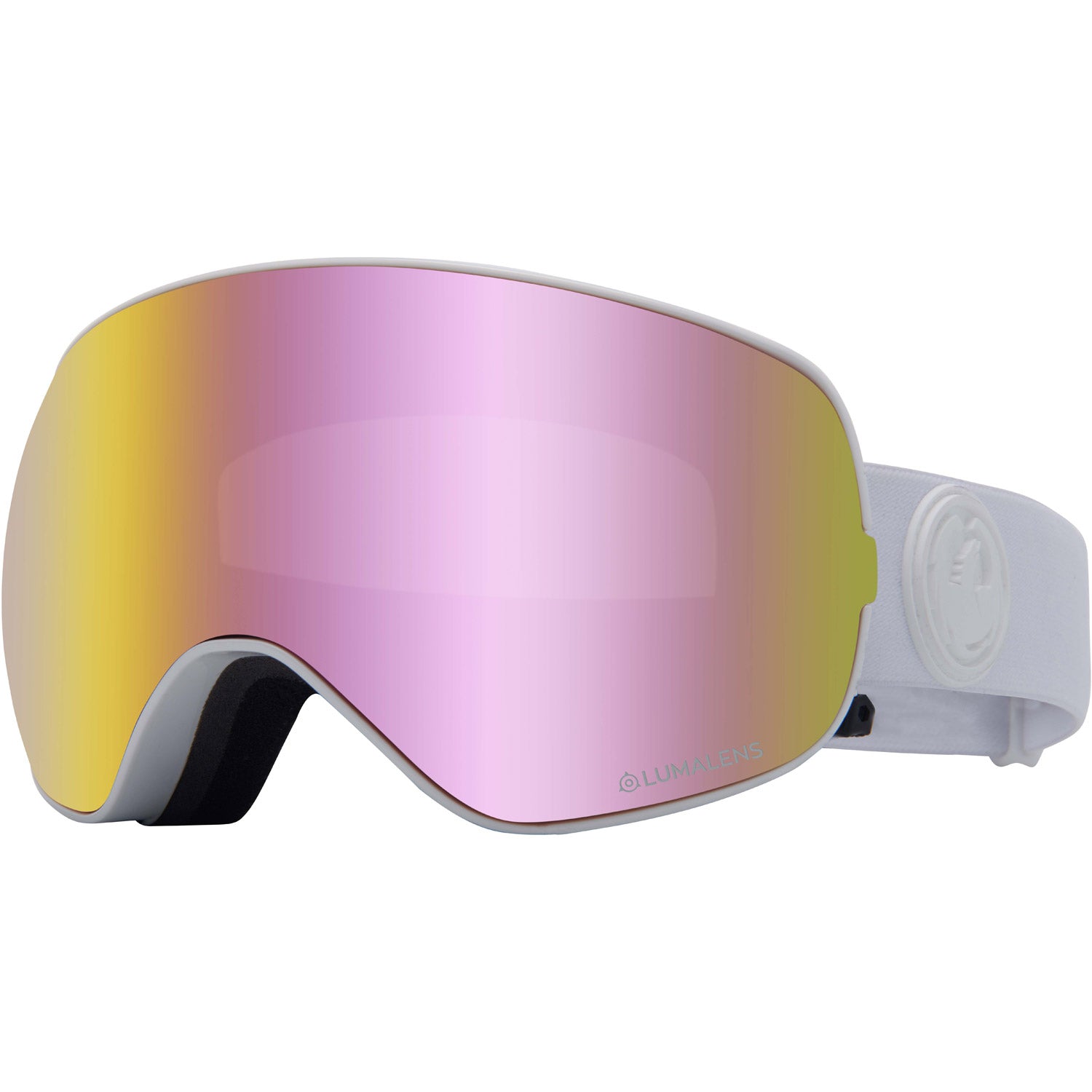 Dragon X2s Goggle 2020 Whiteout - Lumalens Pink Ion w/ Lumalens Dark Smoke Lens