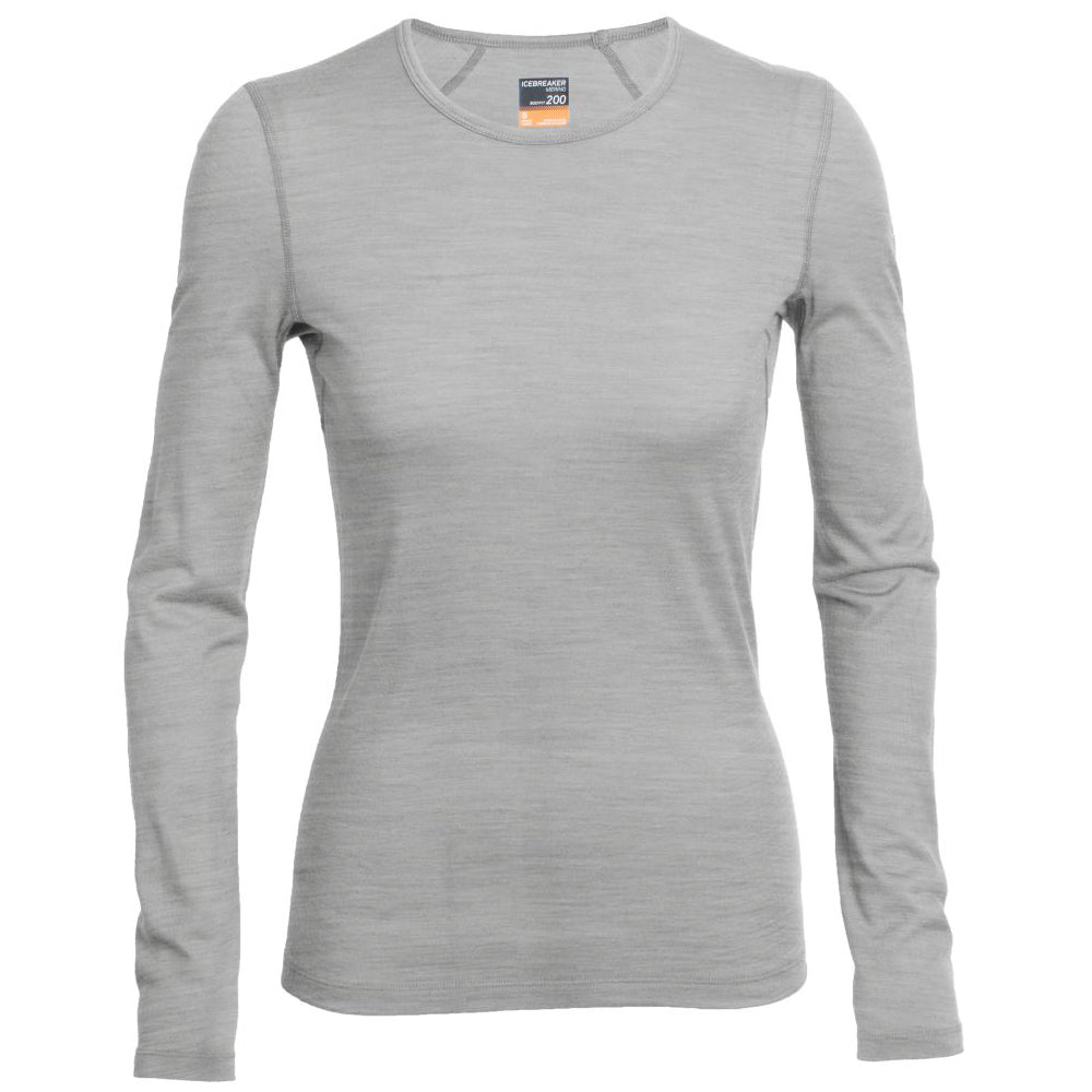 Women's Oasis Long Sleeve Crewe Thermal Top 2018 Blizzard Heather