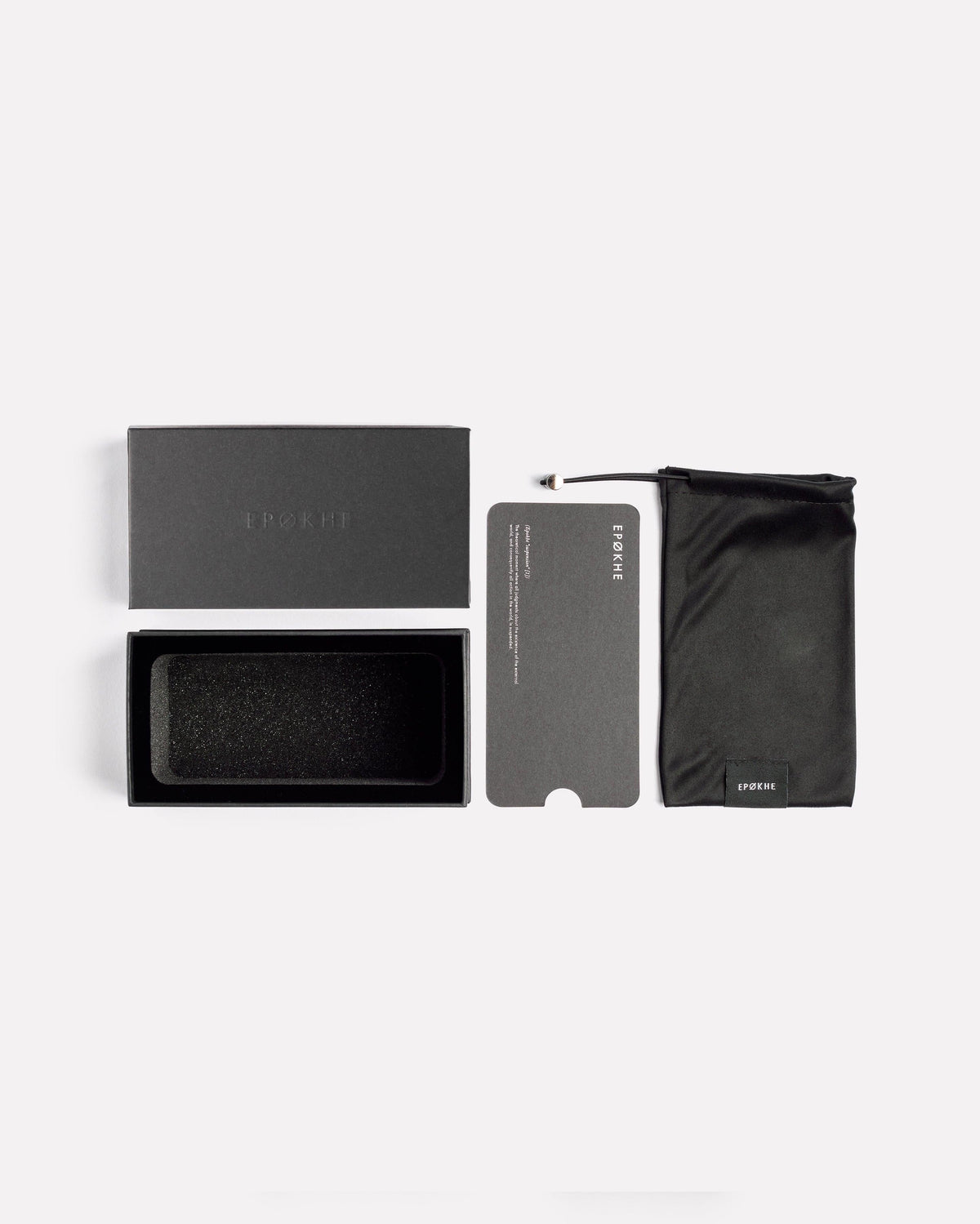 Epokhe Reprise Sunglasses Black Polished / Black