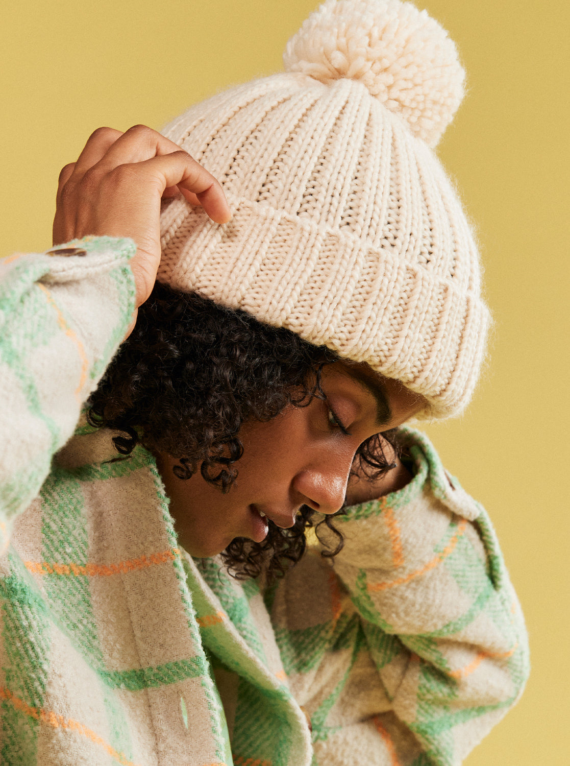 Womens Opal Ocean Knitted Beanie