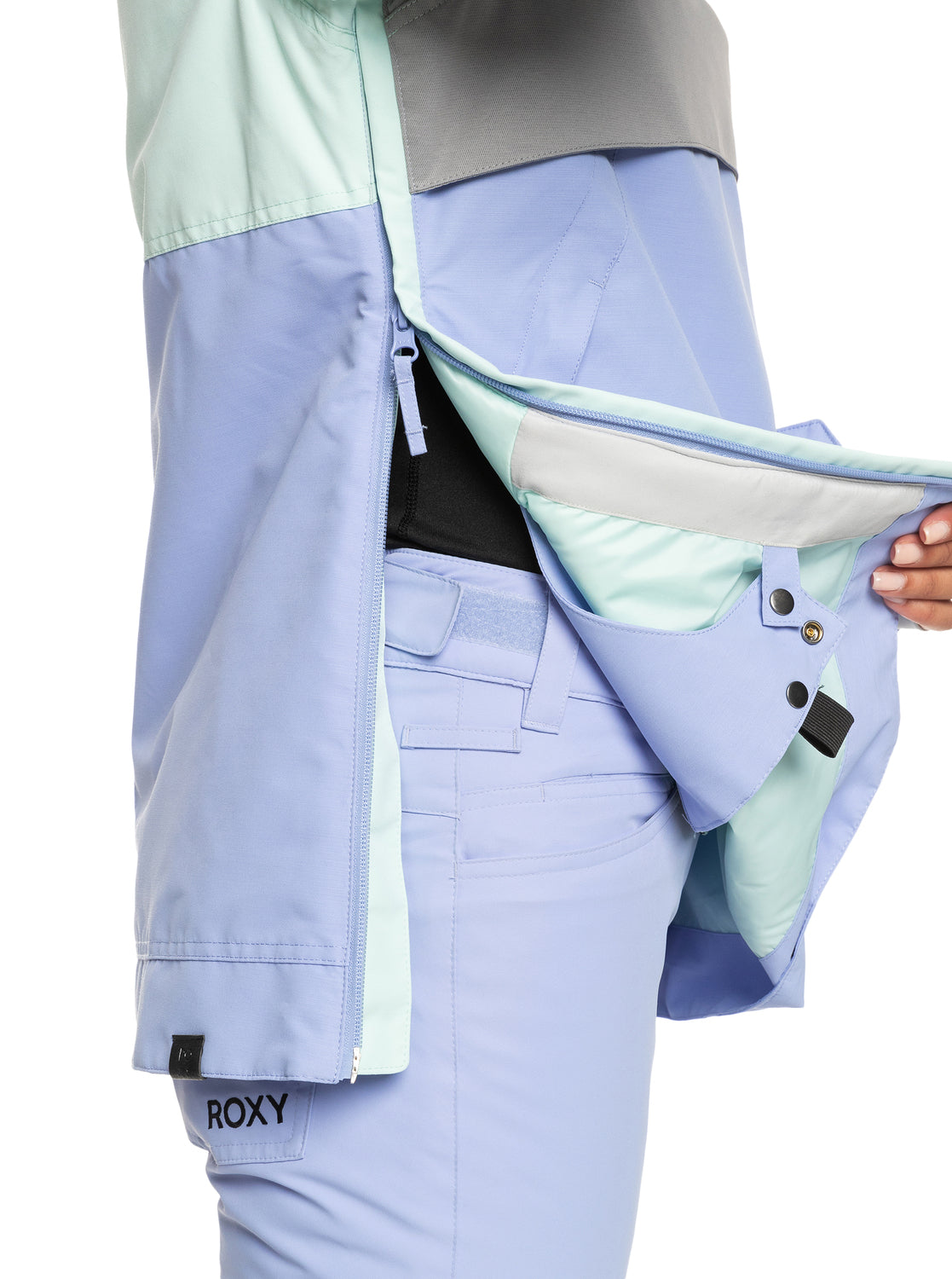 Roxy Womens Shelter Insulated Snow Jacket Fair Aqua