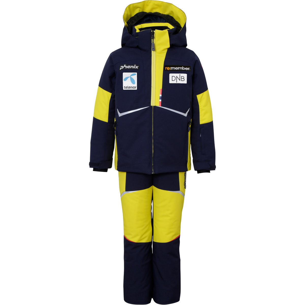 Norway Alpine Team Kids Two-piece Ski Suit