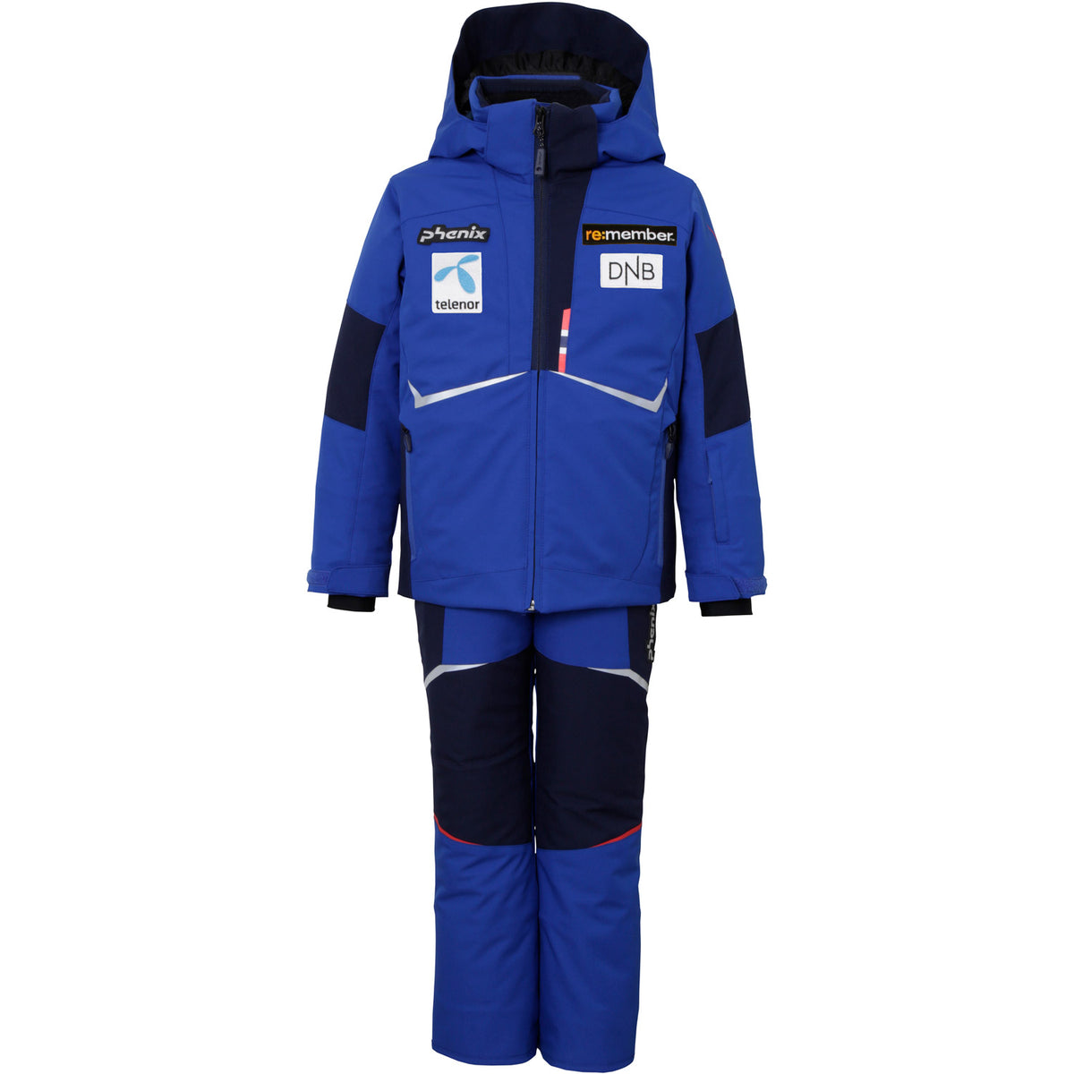 Norway Alpine Team Kids Two-piece Ski Suit