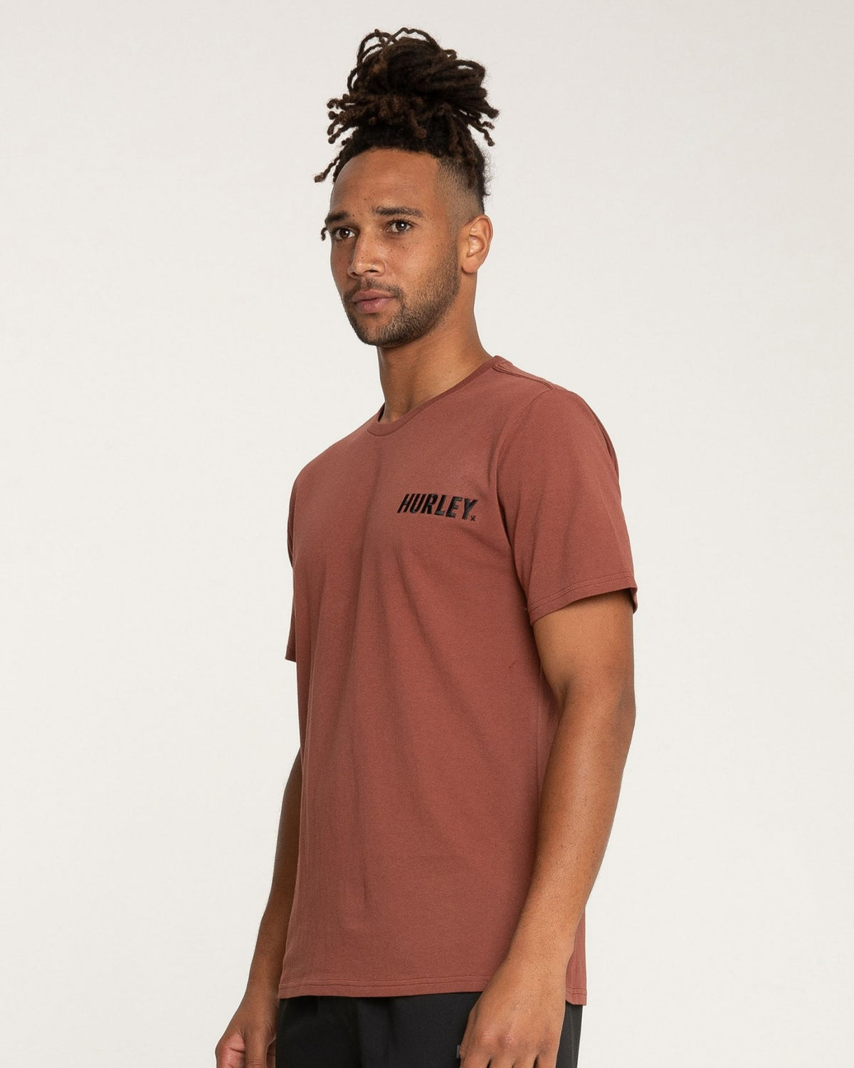 Everyday Washed Fastlane Hurley Mens T Shirt Garnet