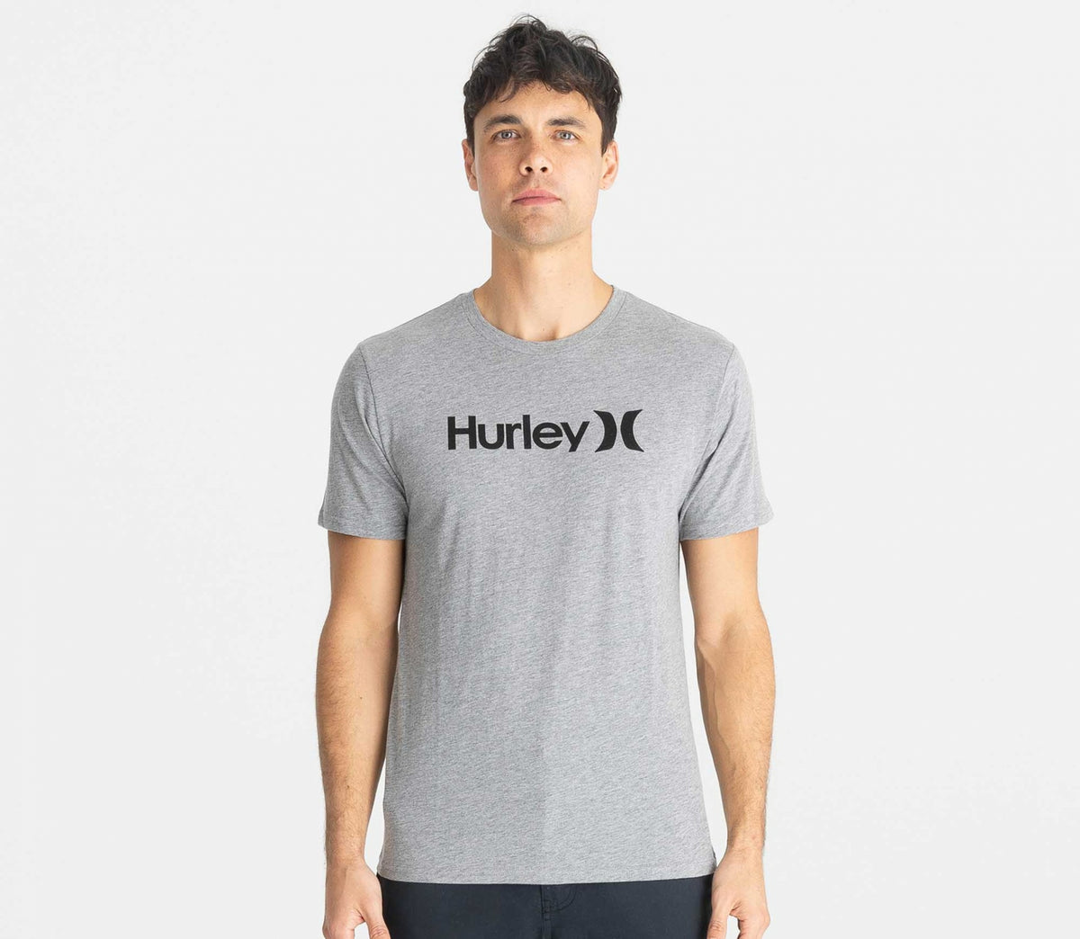 Everyday Washed One And Only Solid Hurley Mens Short Sleeve T Shirt