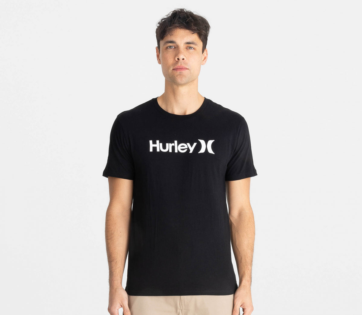 Everyday Washed One And Only Solid Hurley Mens Short Sleeve T Shirt