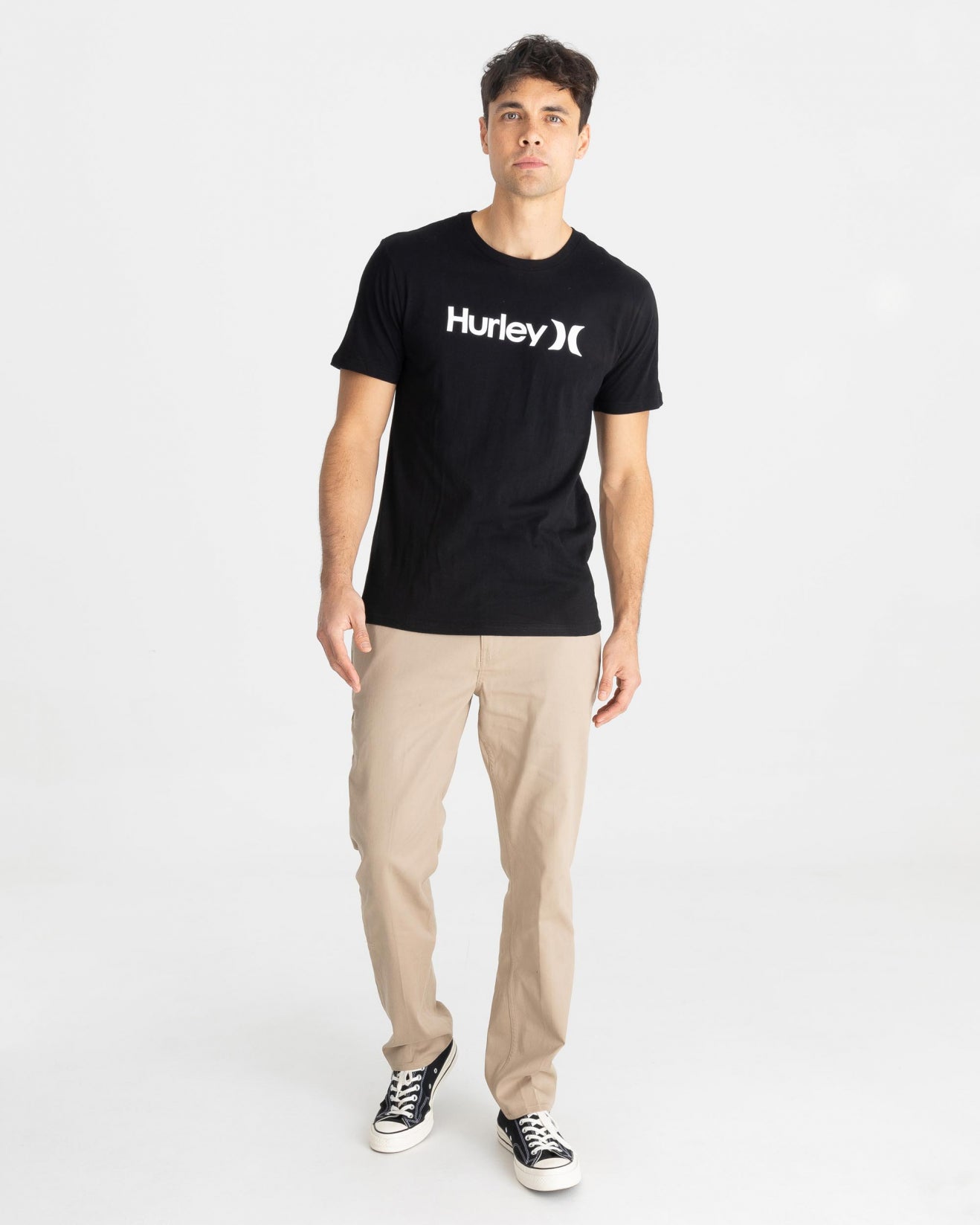 Everyday Washed One And Only Solid Hurley Mens Short Sleeve T Shirt