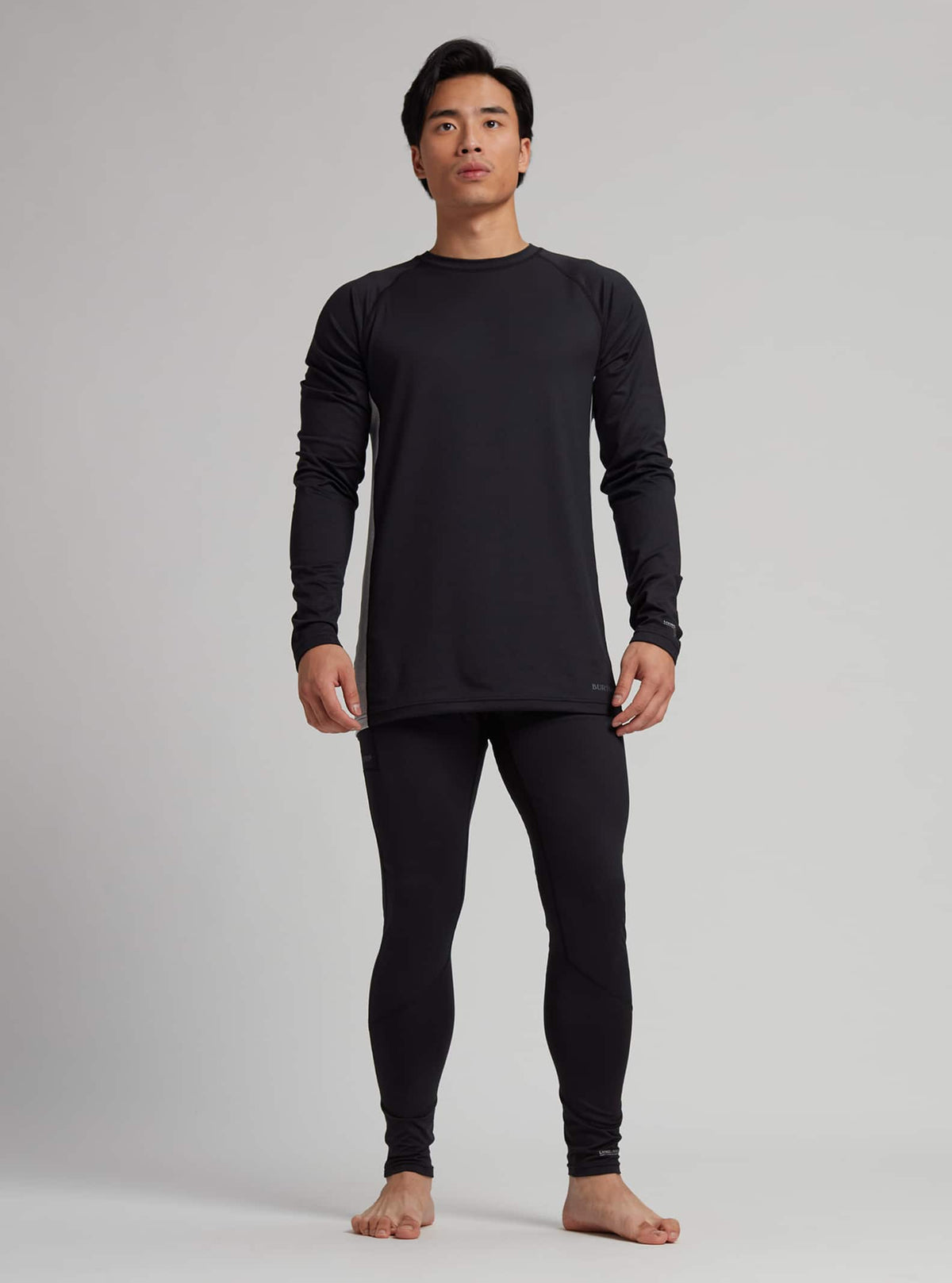 Burton Midweight X Base Layer Crew 2022 True black / gray heather