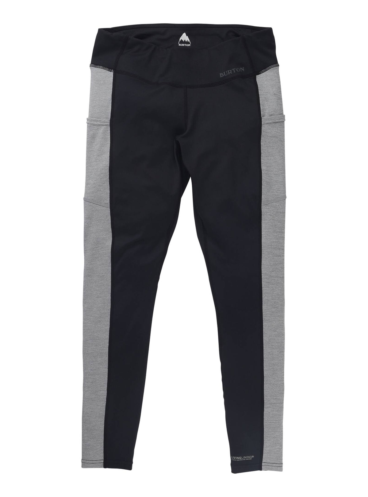 Burton Midweight X Base Layer Pants 2022 True black / gray heather