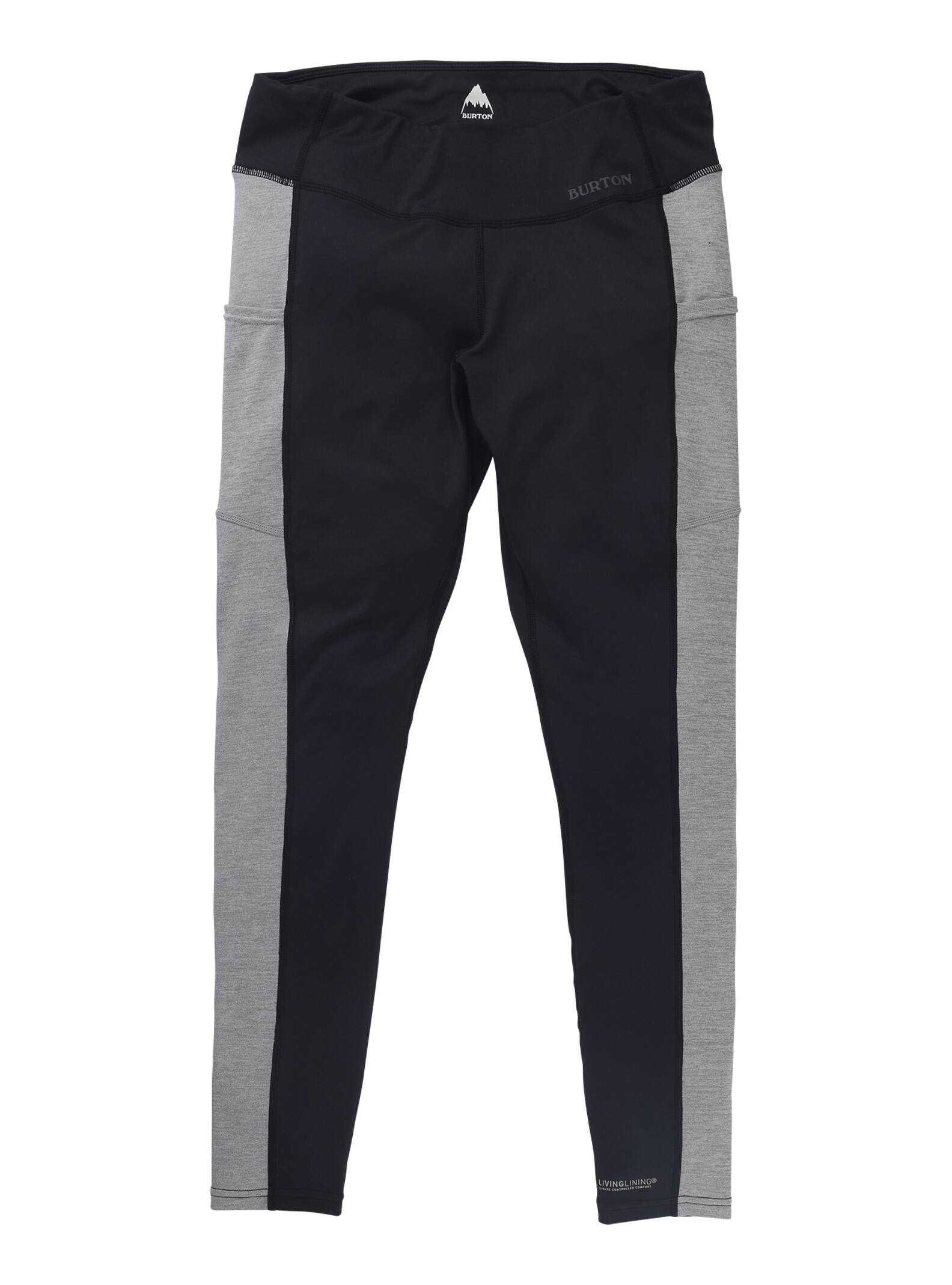 Burton Midweight X Base Layer Pants 2022 True black / gray heather