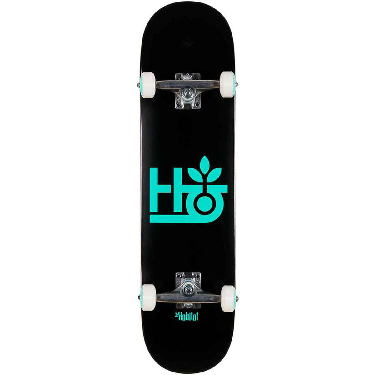 Pod Black Teal 8.0" Complete Skateboard
