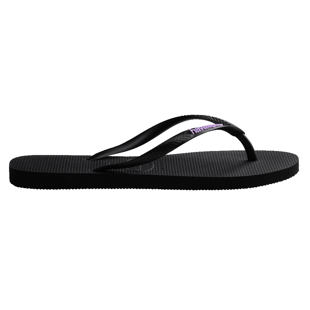 Slim Rubber Logo Thongs