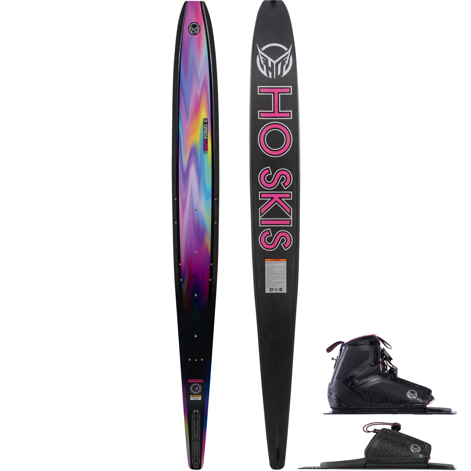 Womens Carbon Omega Max Slalom Ski w/ Womens Stance 110 Boot Package 2023