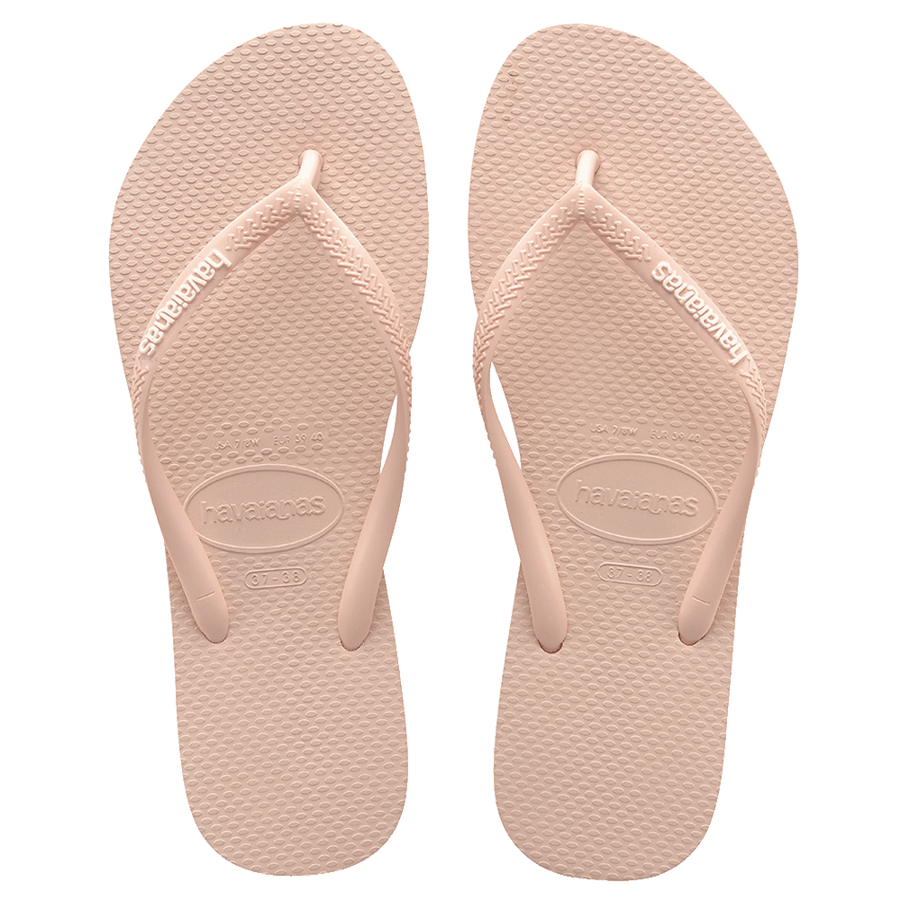 Slim Rubber Logo Thongs