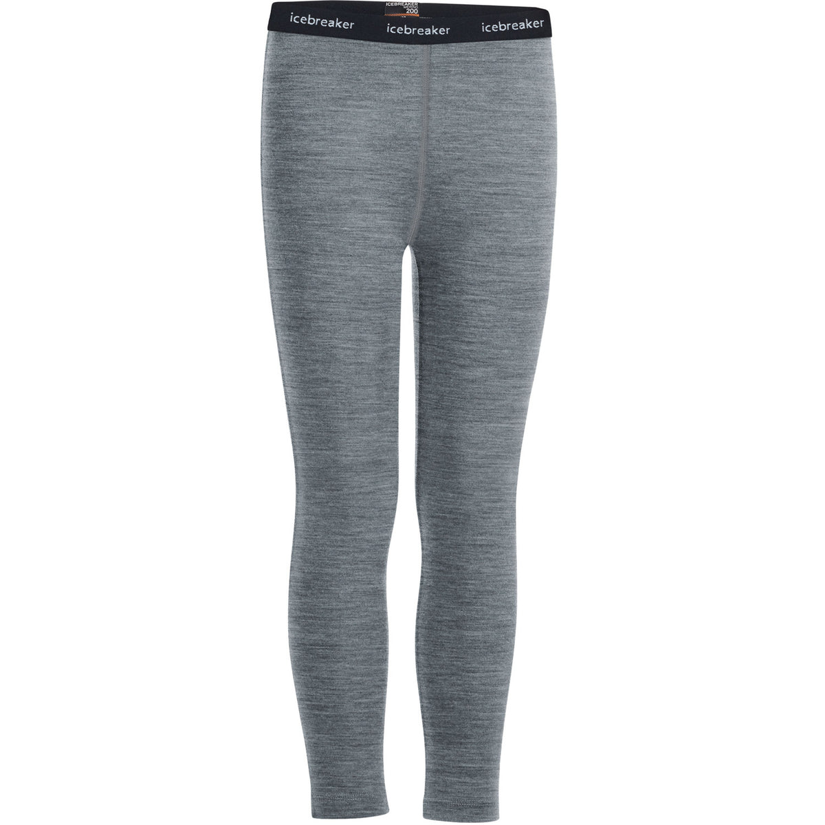 Icebreaker Kids 200 Oasis Legging Thermal Pant Gristone Heather