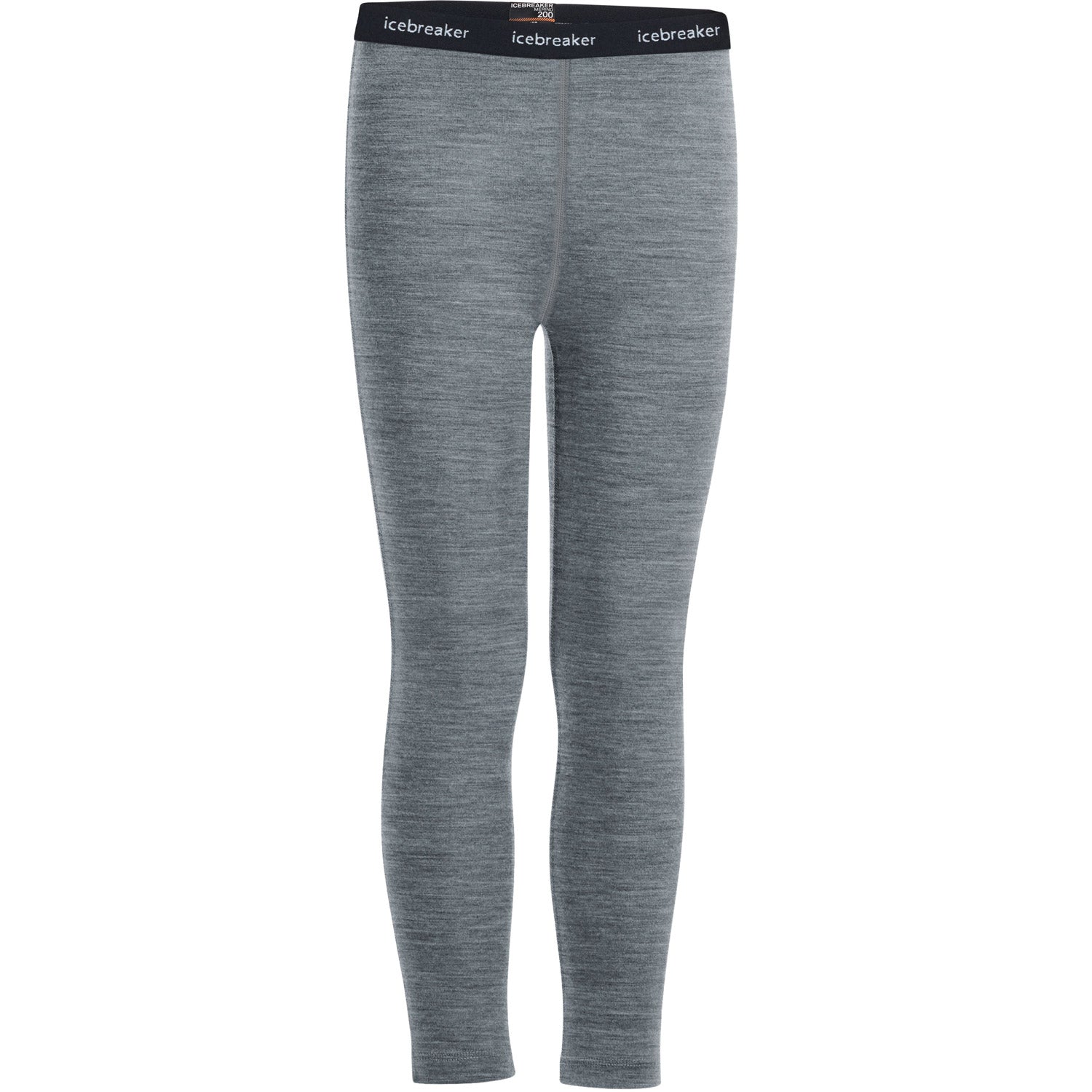 Icebreaker Kids 200 Oasis Legging Thermal Pant Gristone Heather