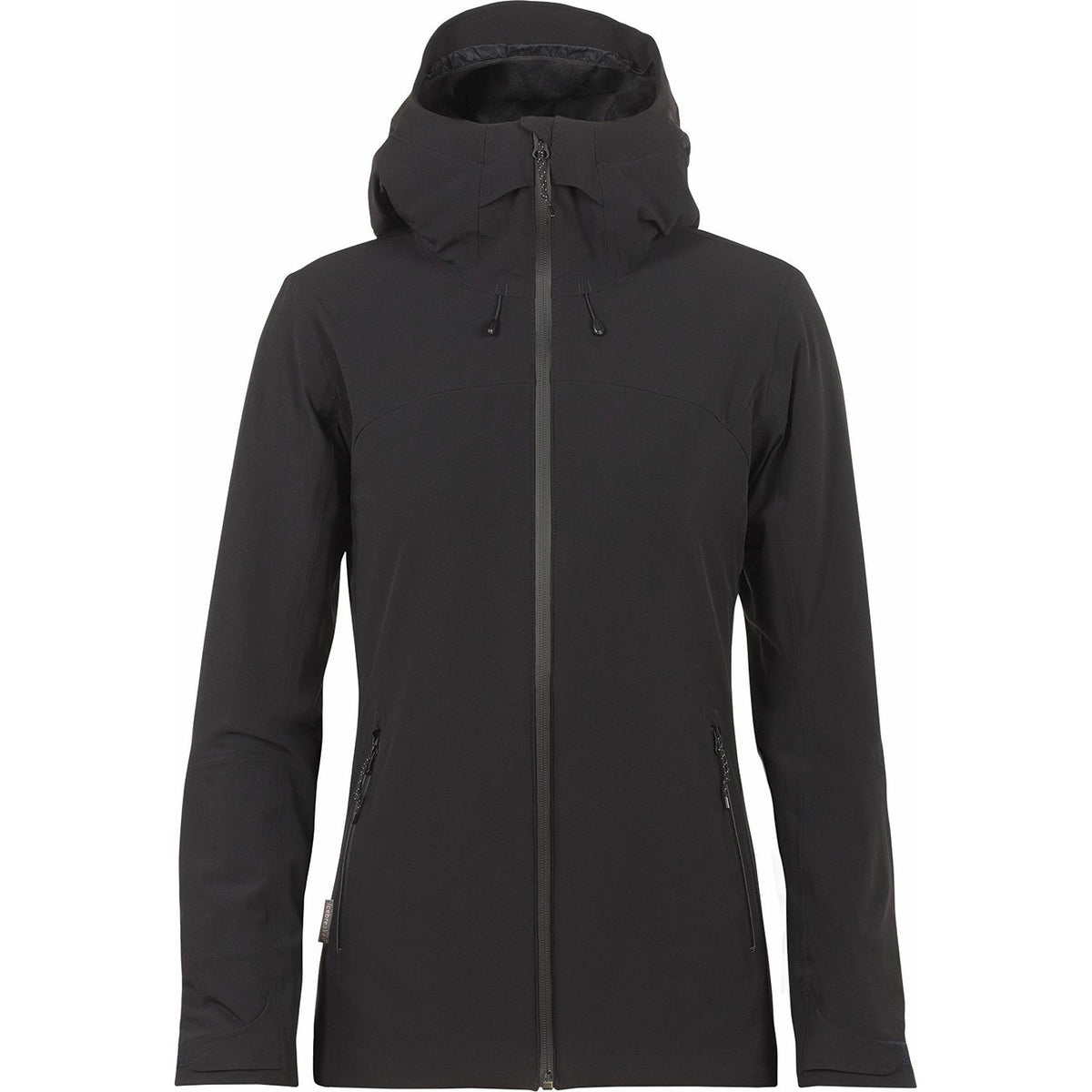 Icebreaker Stratus Transcend Hooded Womens Ski Jacket 2019 Black / Jet Heather 1