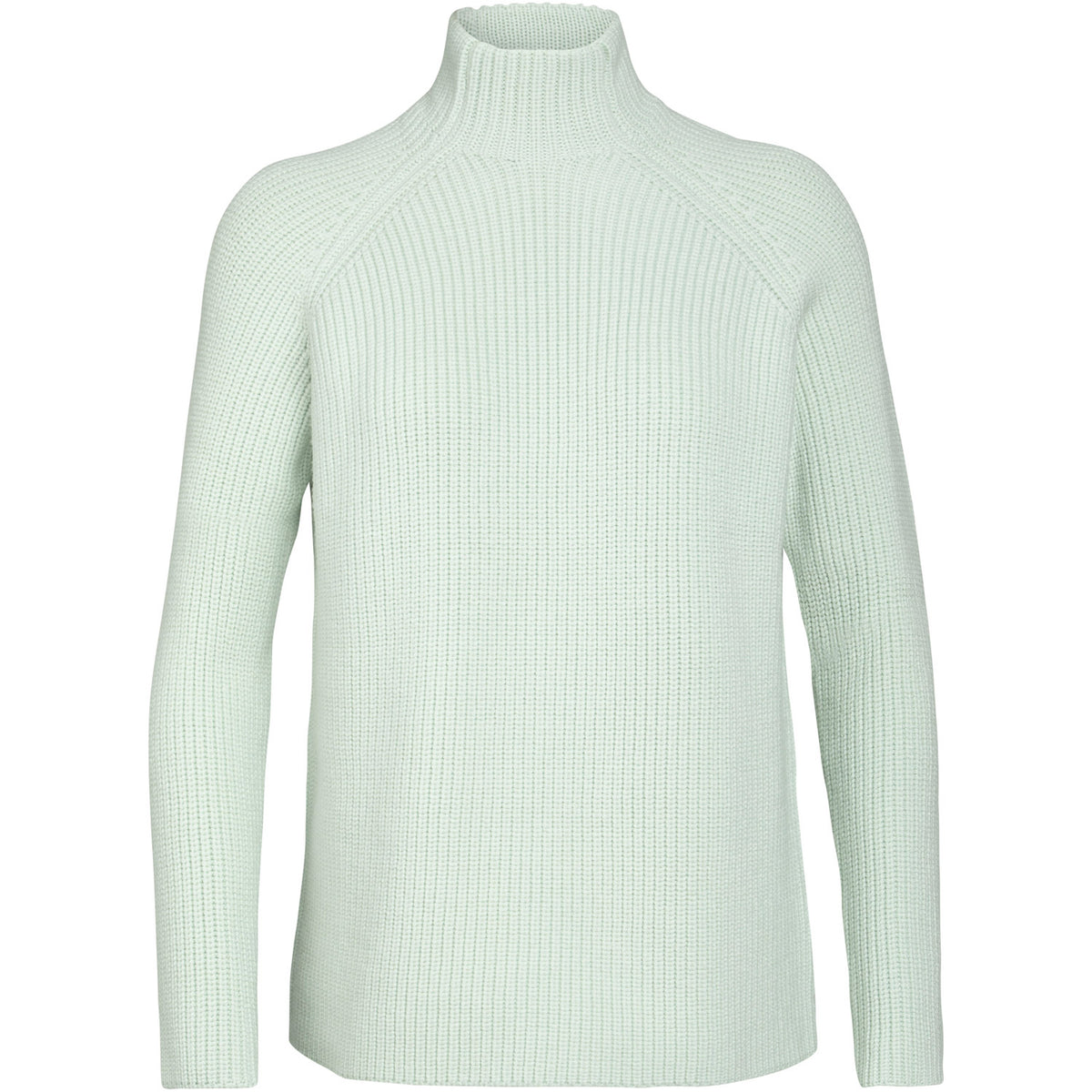 Icebreaker Womens Merino Hillock Funnel Neck Sweater Frost