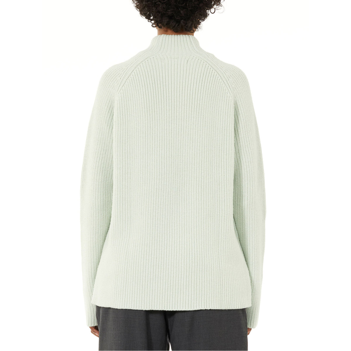 Icebreaker Womens Merino Hillock Funnel Neck Sweater Frost