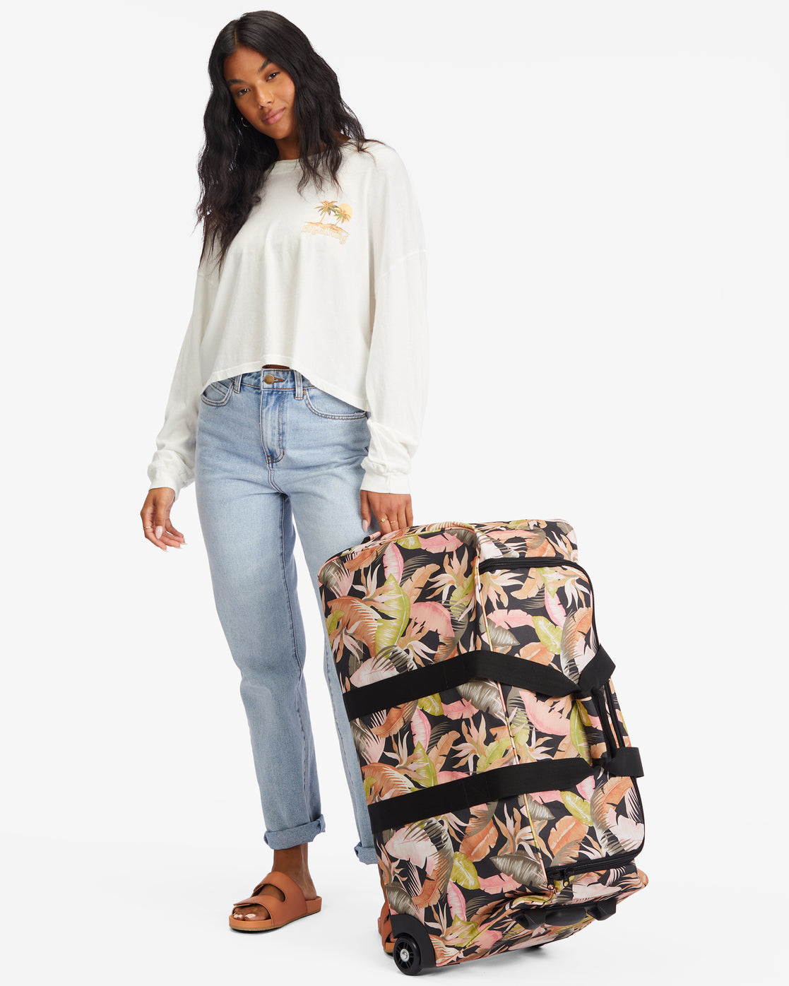 Billabong Check In Luggage Green Mist