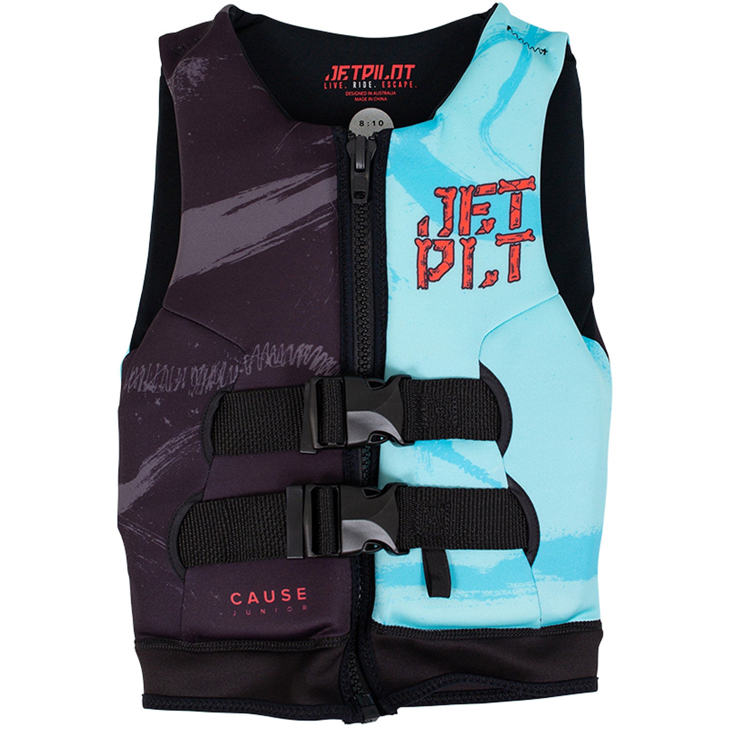 Jetpilot The Cause Neo Jr Vest 2021 Black Blue