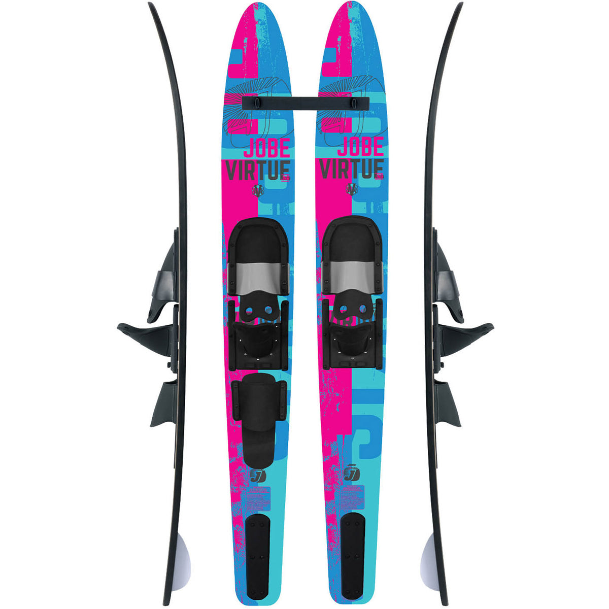 Virtue Pink Jr Combo Skis w/Crossbar 2022