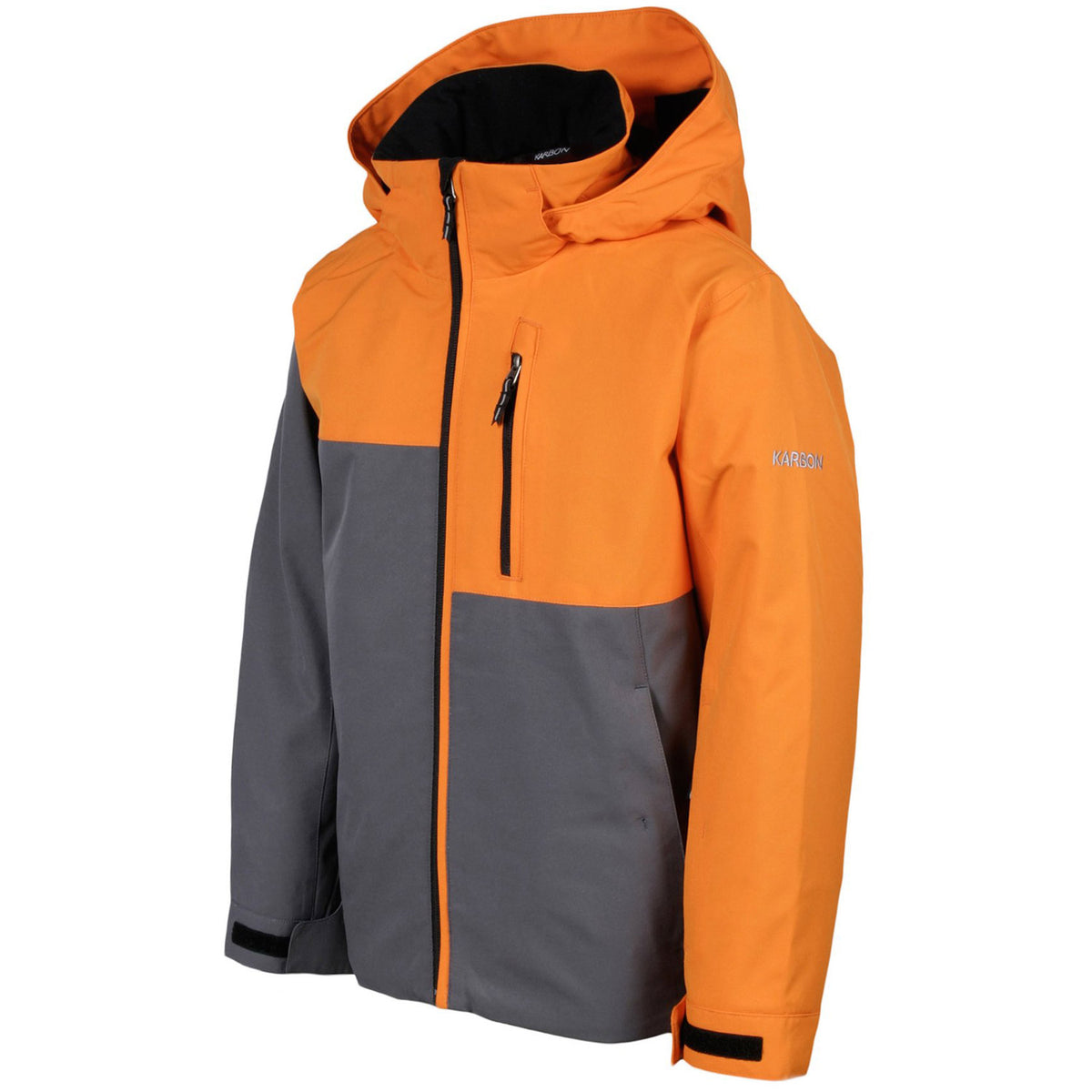 Karbon Edmund Boy's Ski Jacket 2021 Crater Grey