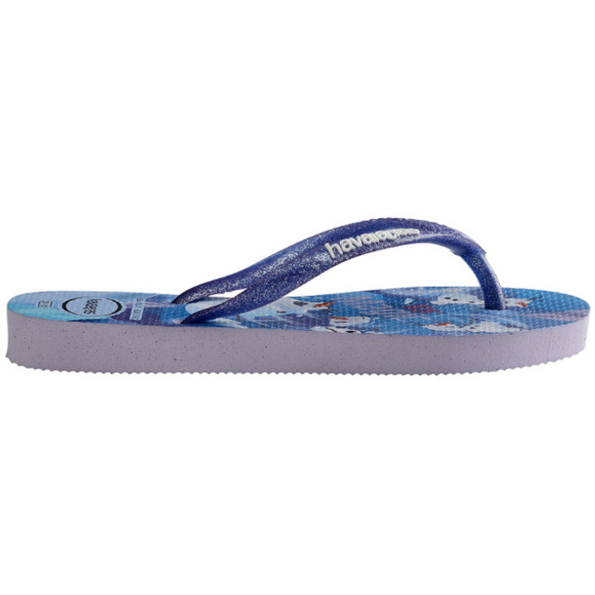 Kids Slim Frozen Thongs Lilac