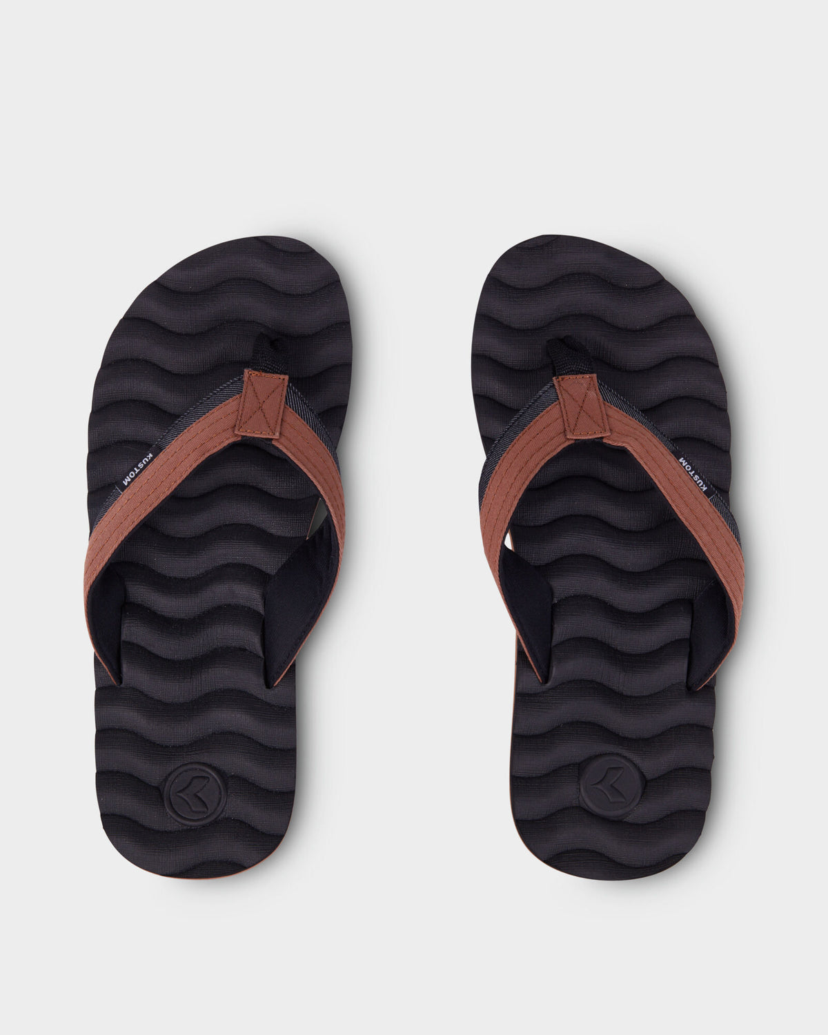 Kustom Hummer III Thongs Slate Tan 