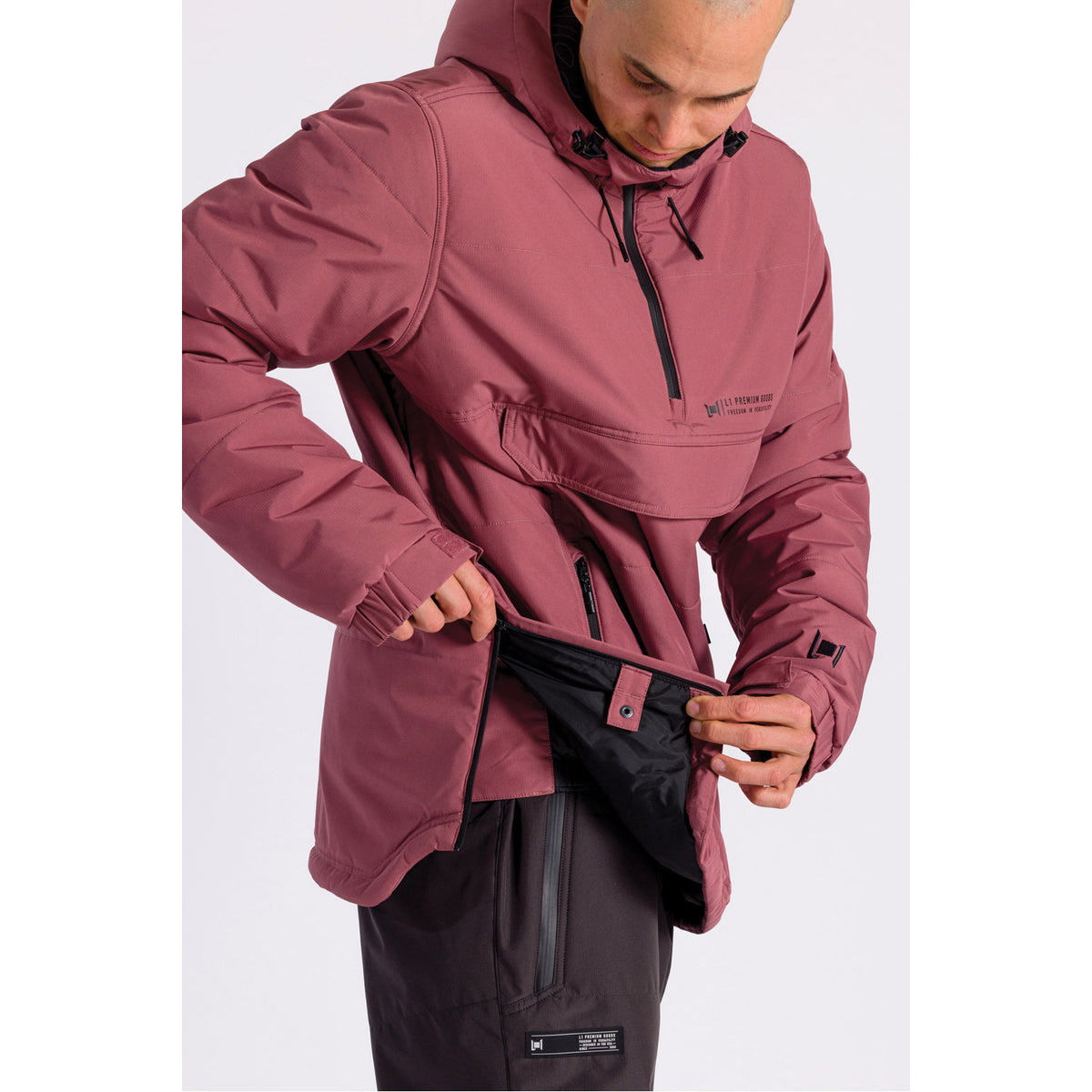 L1 Aftershock Snowboard Jacket  Burnt Rose
