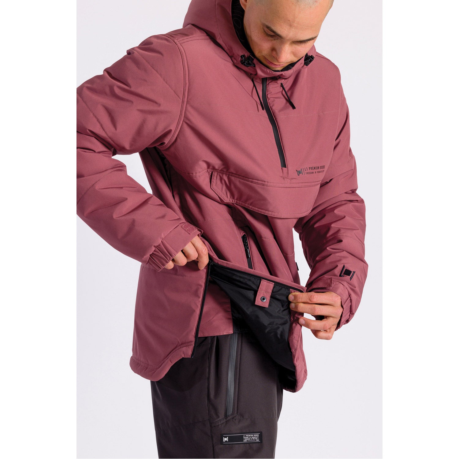 L1 Aftershock Snowboard Jacket  Burnt Rose