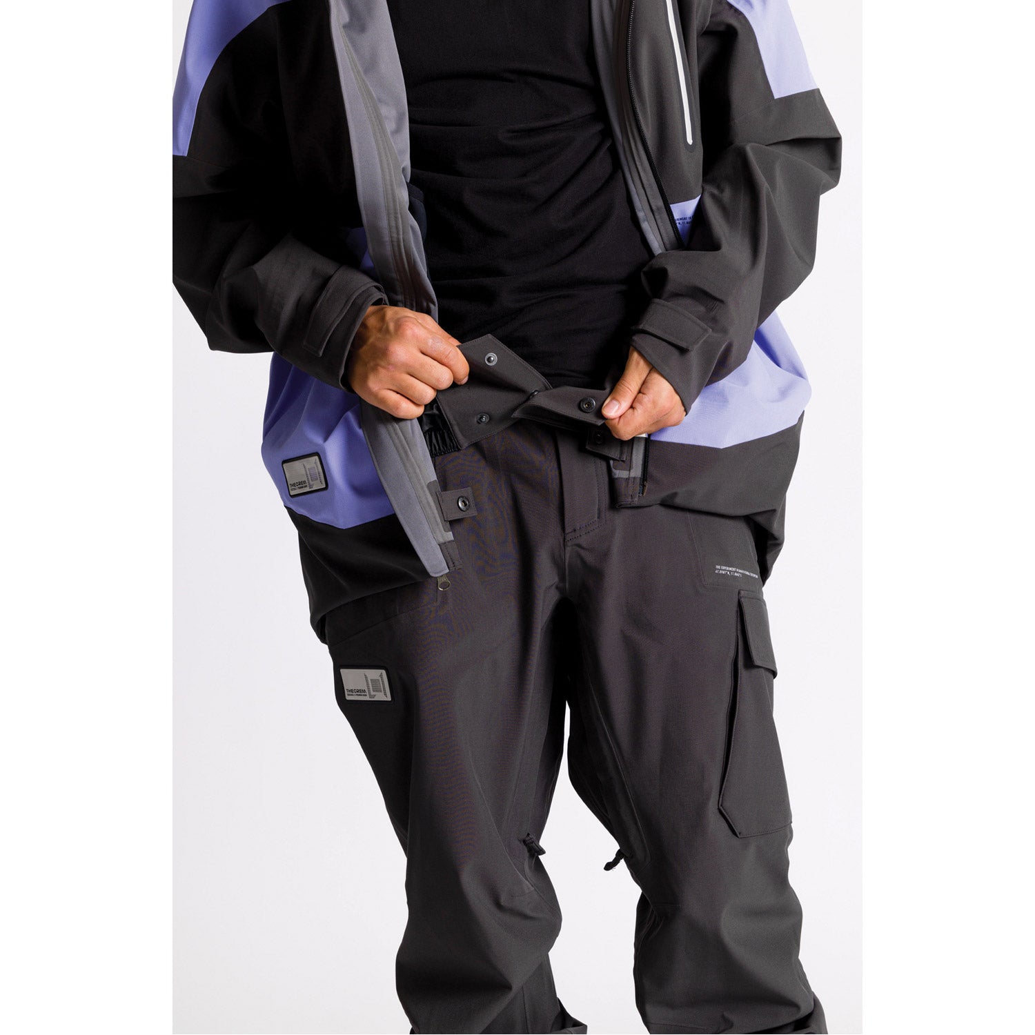 L1 Parton Snowboard Jacket Phantom / Ultraviolet