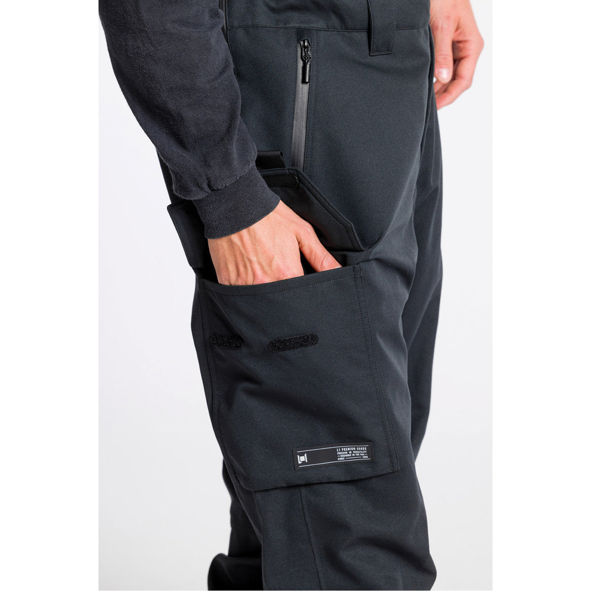 L1 Sentinal Bib Pant Black