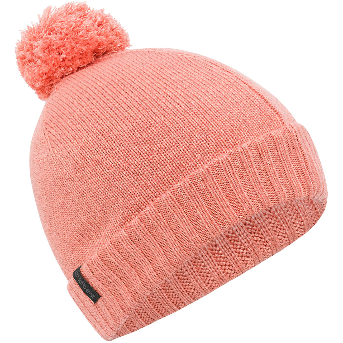 Le Bent Le Pom Beanie 2019 Coral