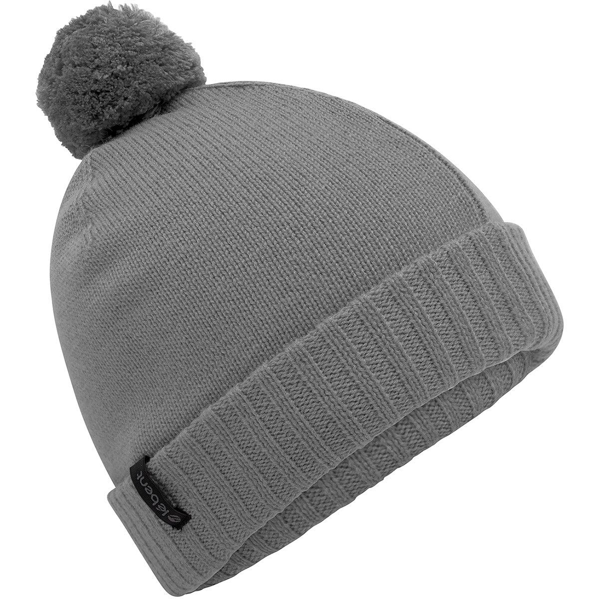 Le Bent Le Pom Beanie 2019 Grey