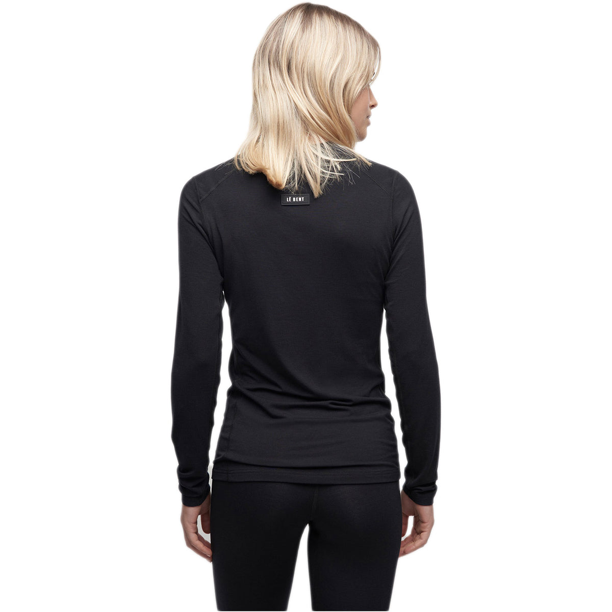 Le Bent Women's Core 200 Thermal Crew Top Black