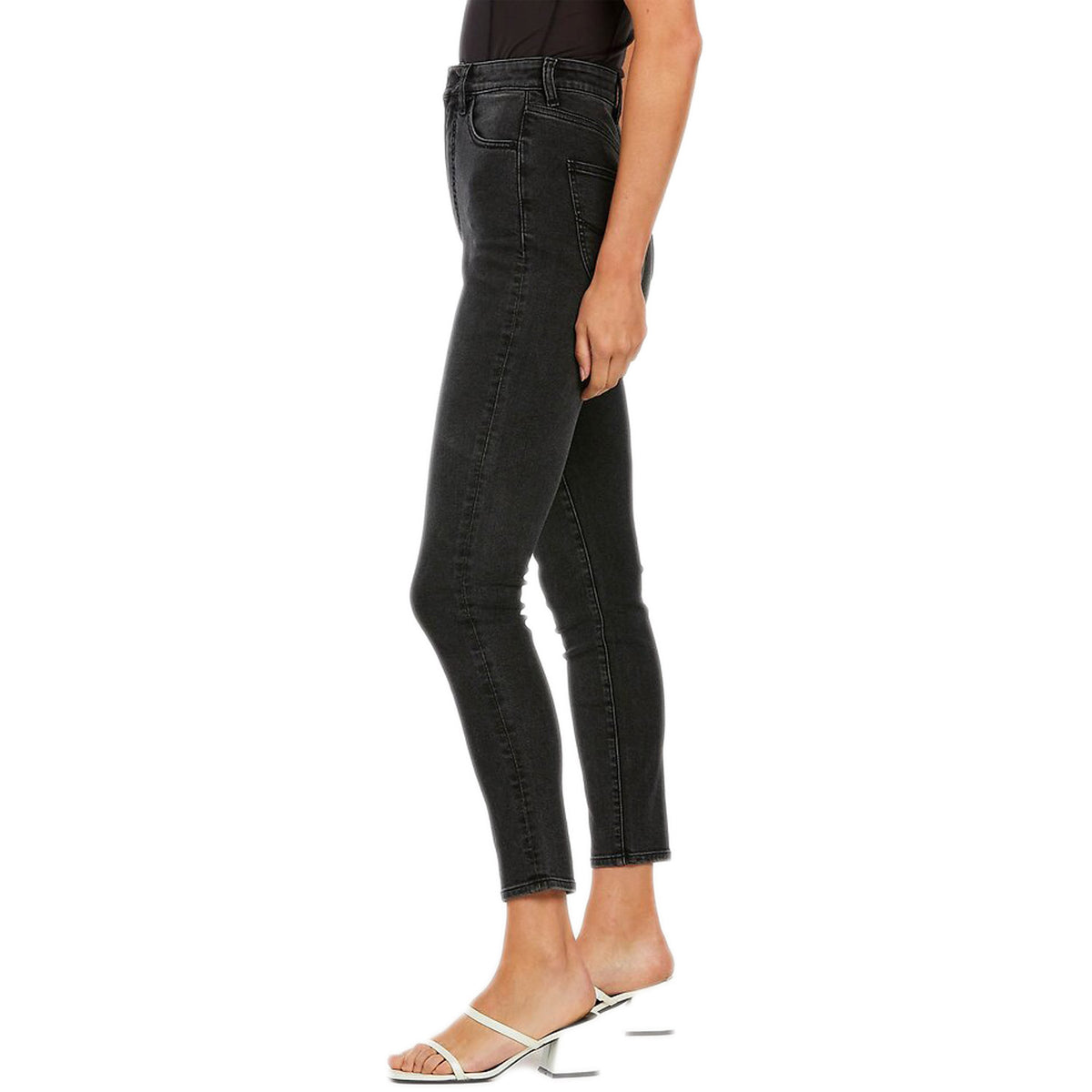 Lee Hourglass High Licks Crop Regal Black Denim Pant