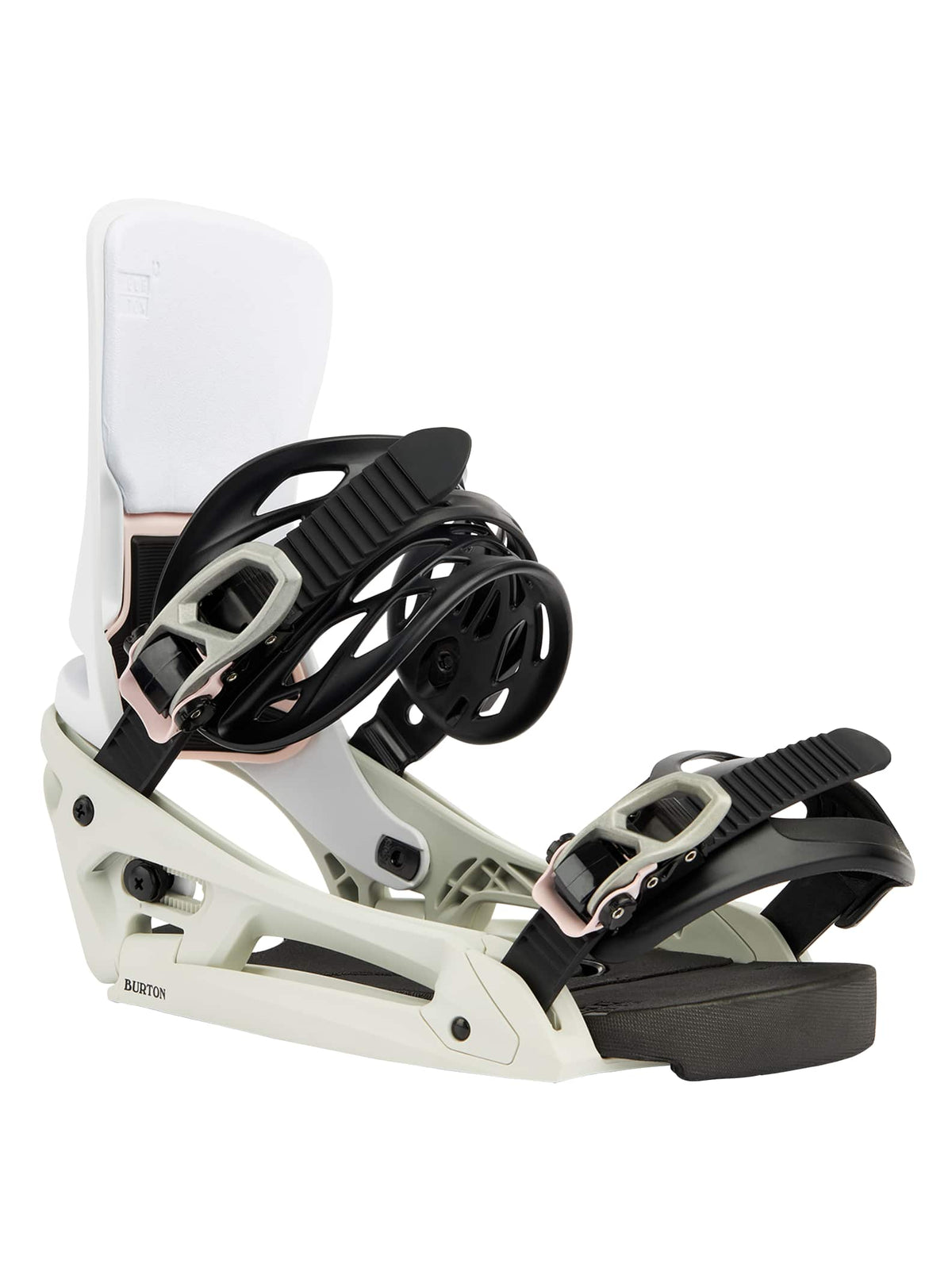 Burton Cartel X EST® Snowboard Bindings 2022 White / gray / logo