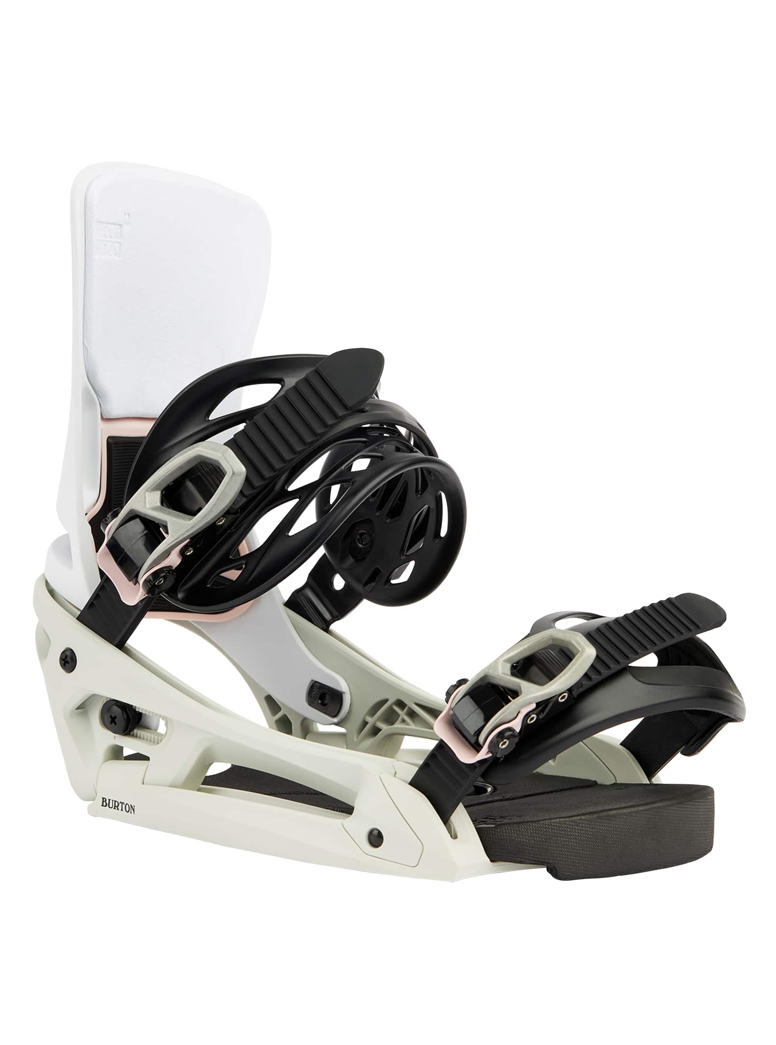 Burton Cartel X EST® Snowboard Bindings 2022 White / gray / logo