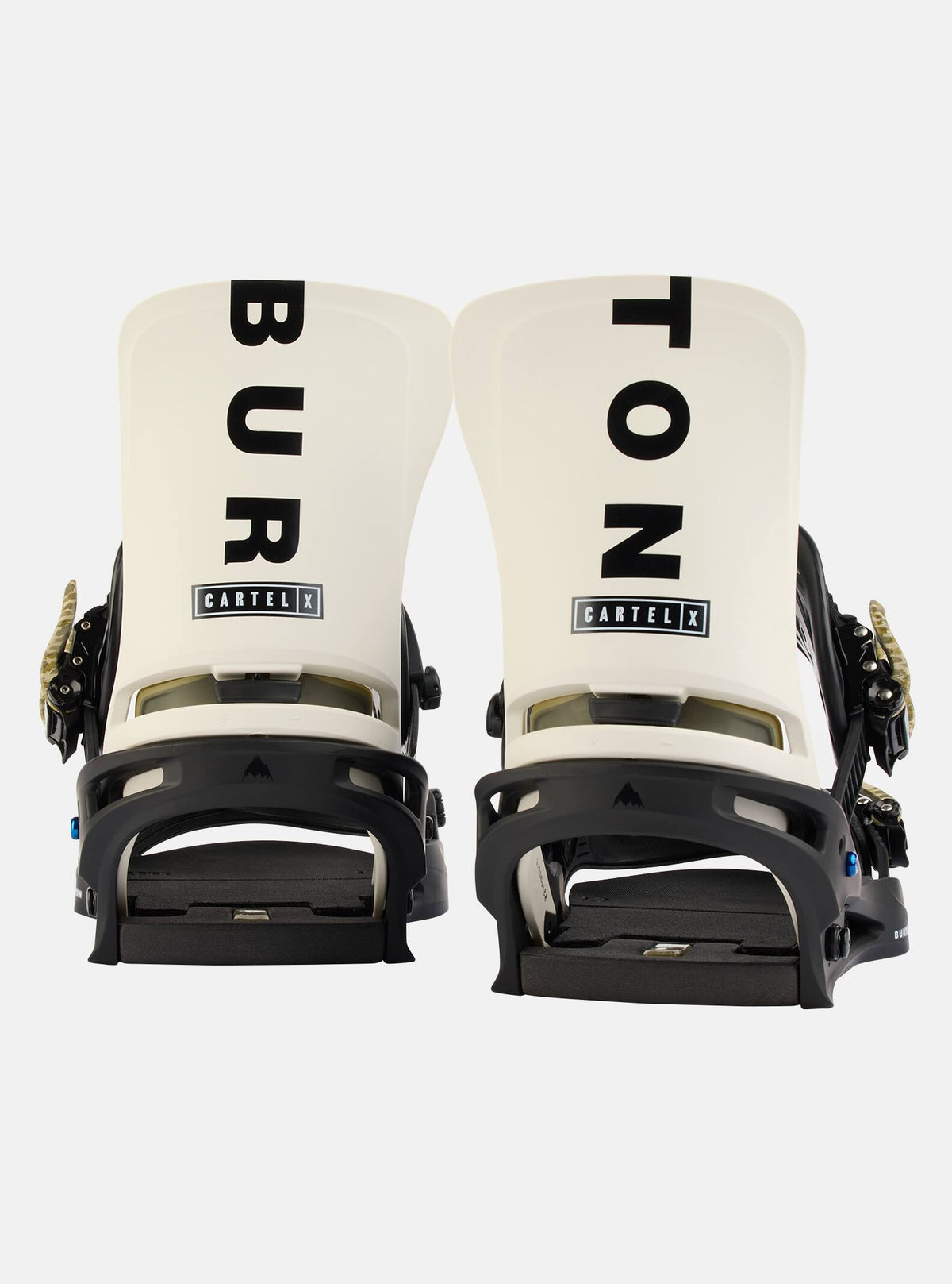 Burton Men's Burton Cartel X Re:Flex Snowboard Bindings Black/Stout White/Logo