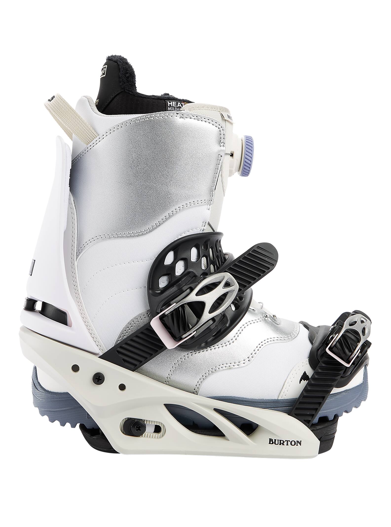 Burton Lexa X Re:Flex Snowboard Binding 2022 White / gray / logo