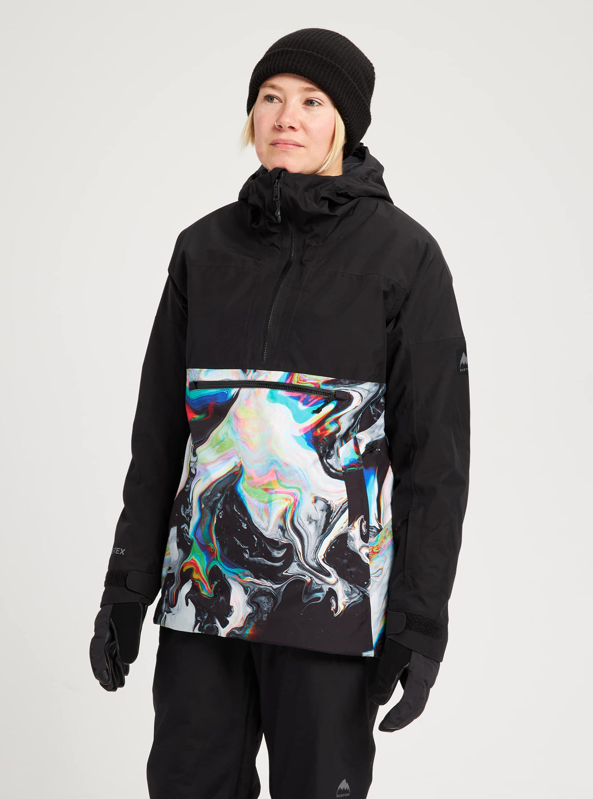 Burton GORE-TEX Pillowline Anorak Jacket 2022 True black / maalavidaa