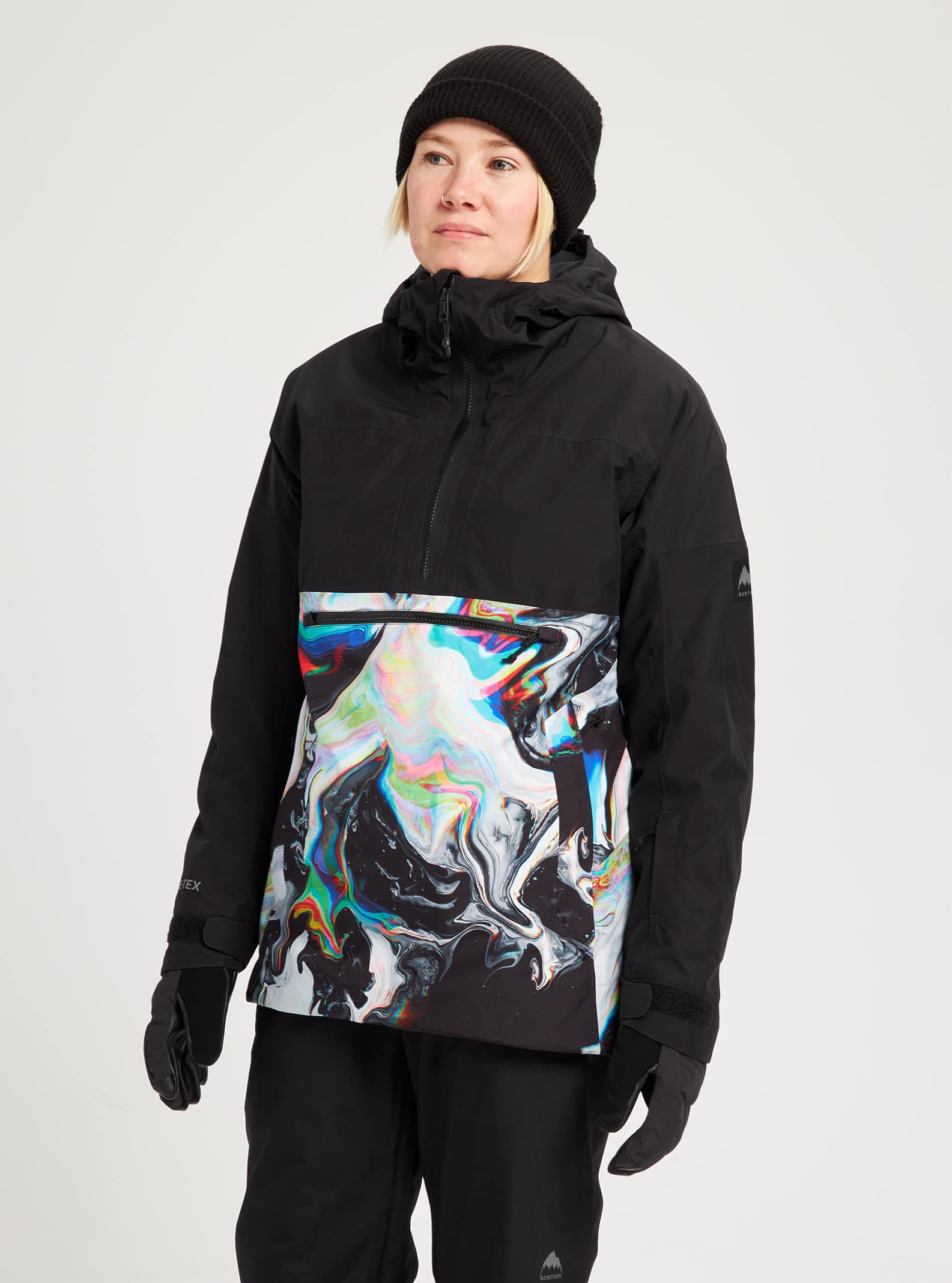 Burton GORE-TEX Pillowline Anorak Jacket 2022 True black / maalavidaa