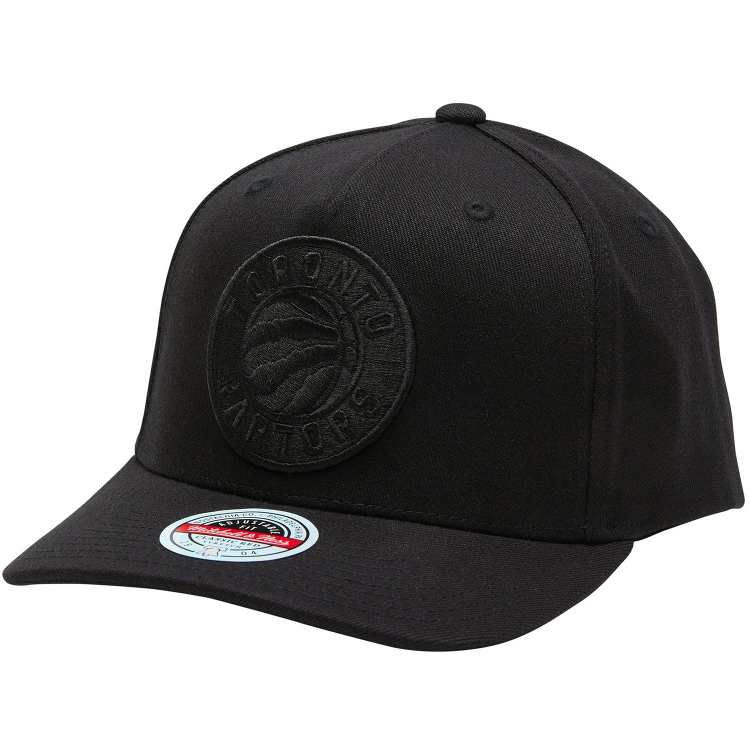 Mitchell & Ness Toronto Raptors Black Team Logo Classic Snapback