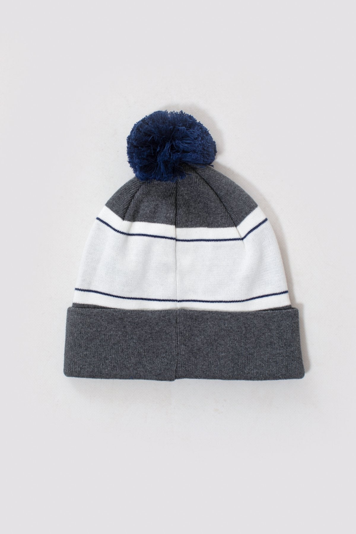 WNDRR CLUSTER POM POM BEANIE Charcoal/white/navy