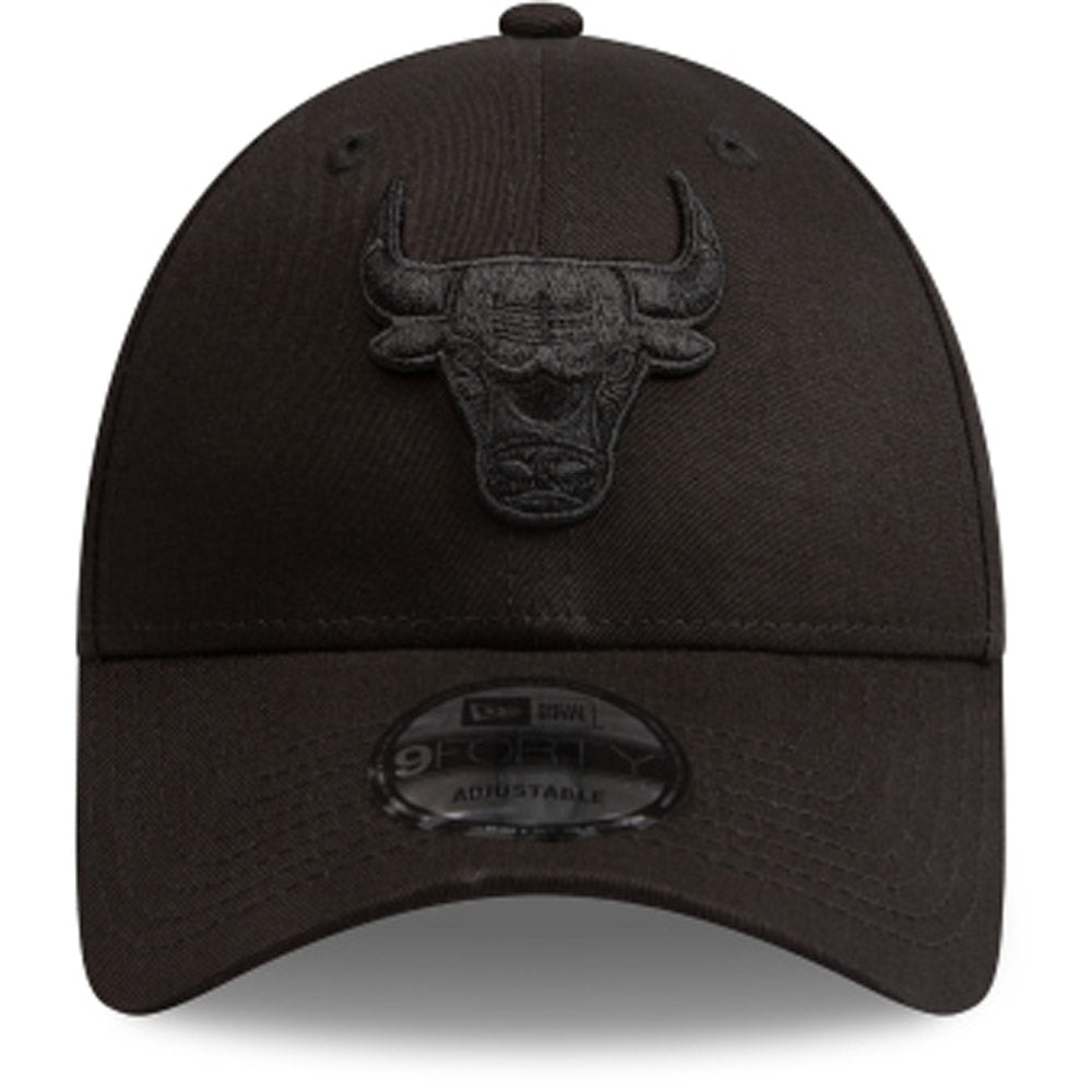 New Era Bulls Black 9FORTY Cloth Strap