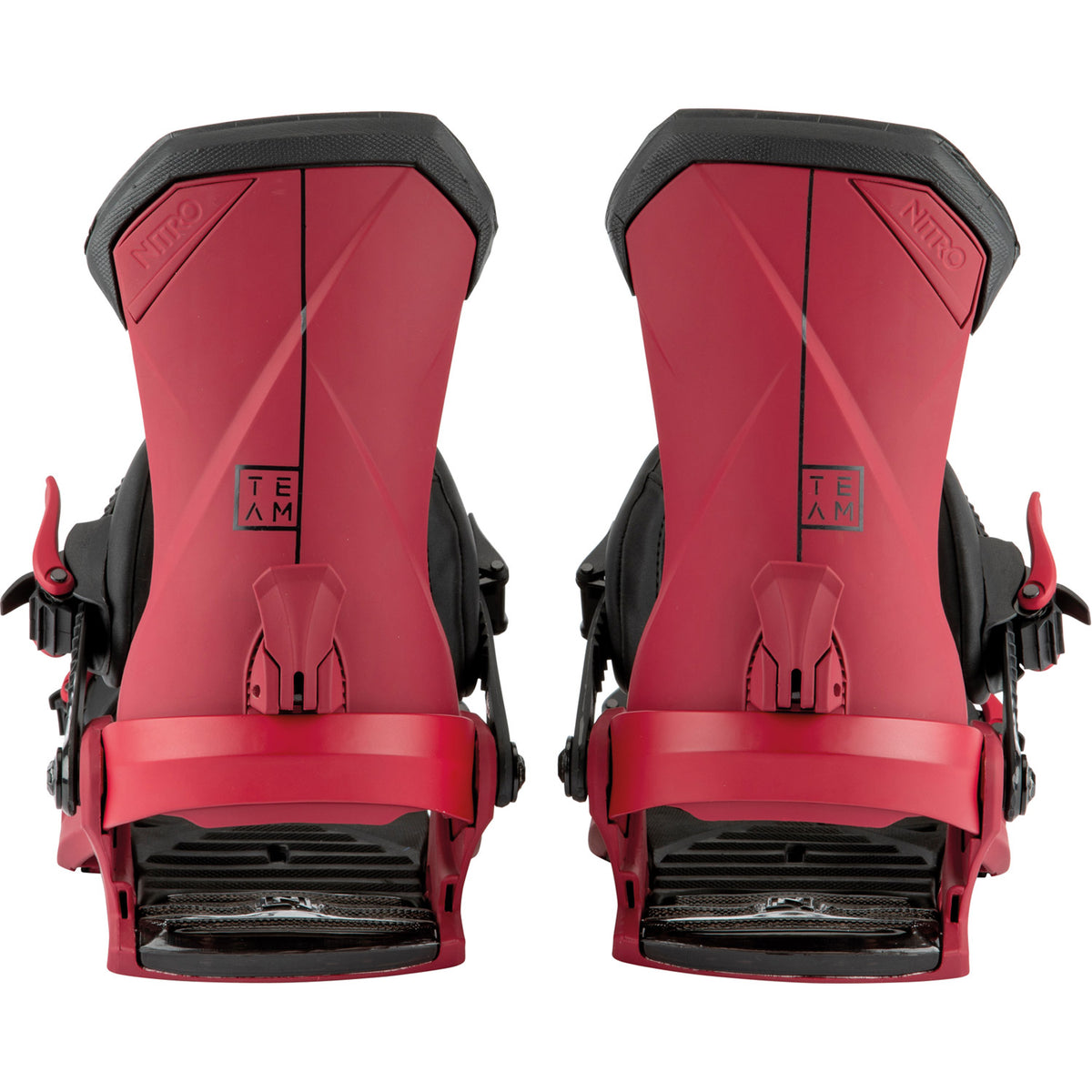 Nitro Team Snowboard Binding 2022 Red