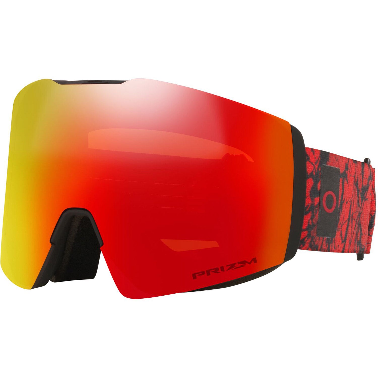 Oakley Fall Line L Snow Goggles 2023 Red Crystal Prizm Torch Lens