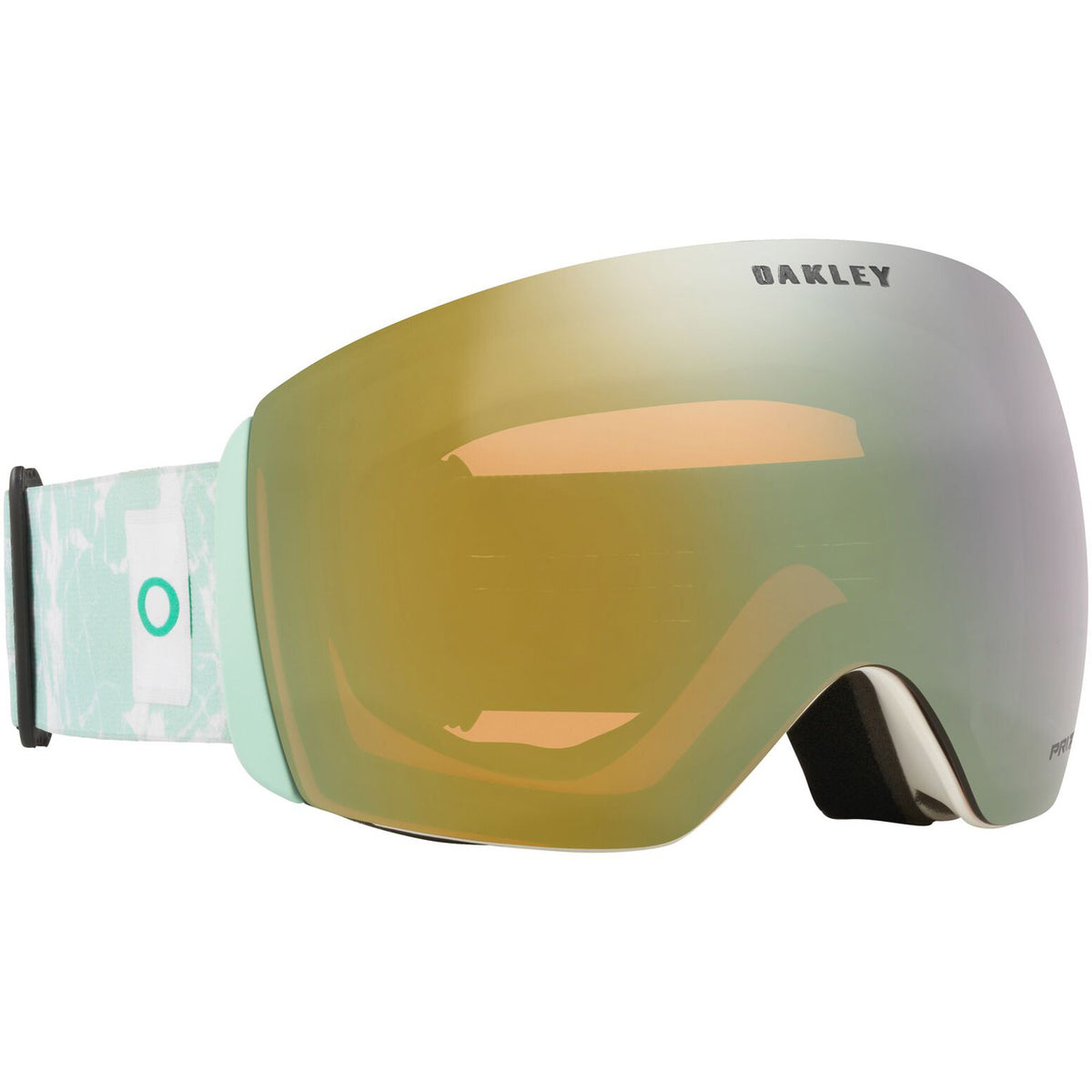 Oakley Flight Deck L Snow Goggles 2023 Jasmine Crystal Prizm Sage Gold Iridium Lens