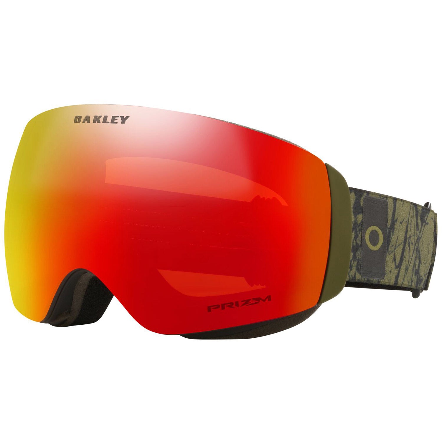 Oakley Flight Deck M Snow Goggles 2023 Dark Brush Prizm Torch Iridium Lens